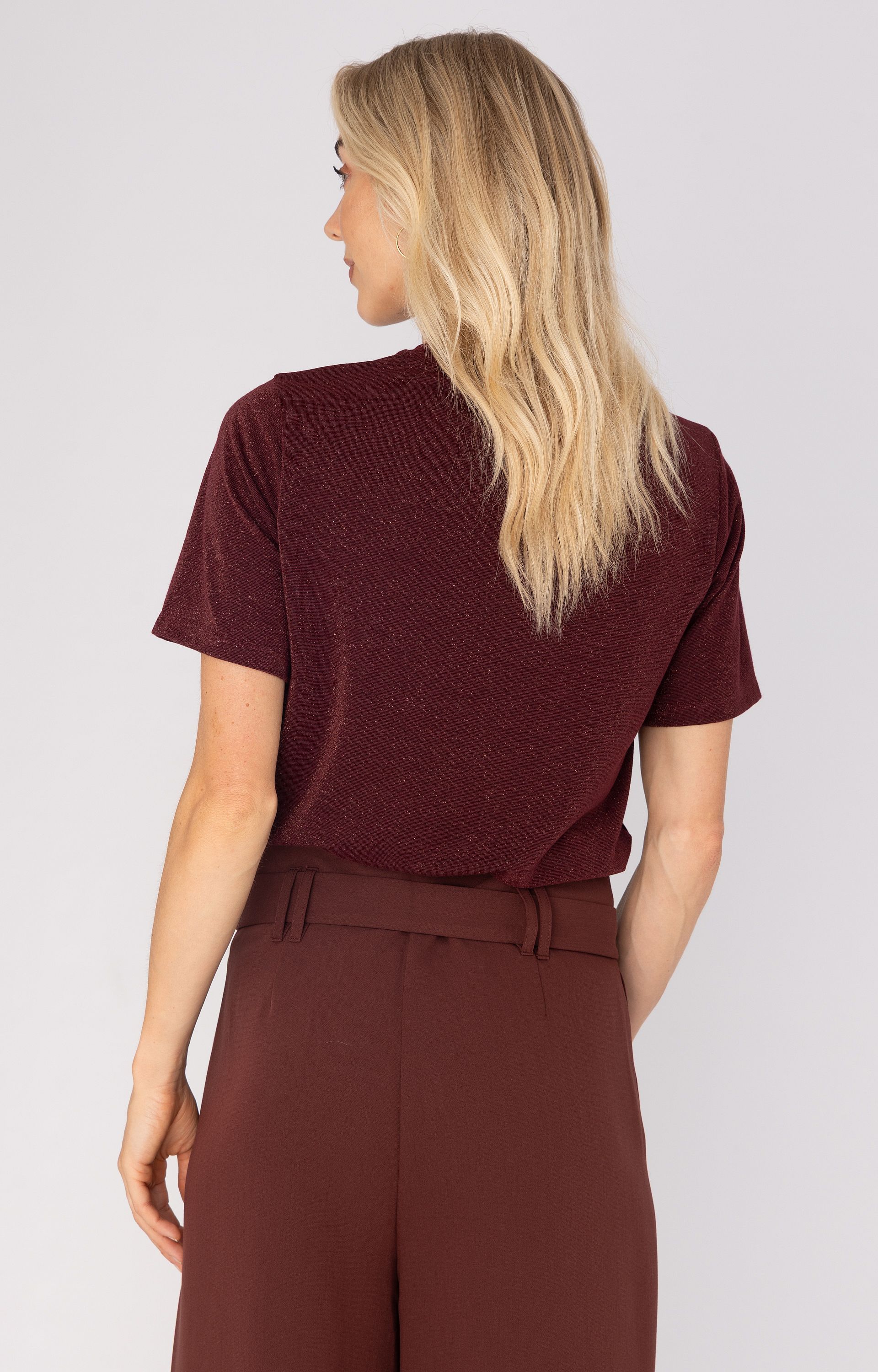 Shirt met glitter