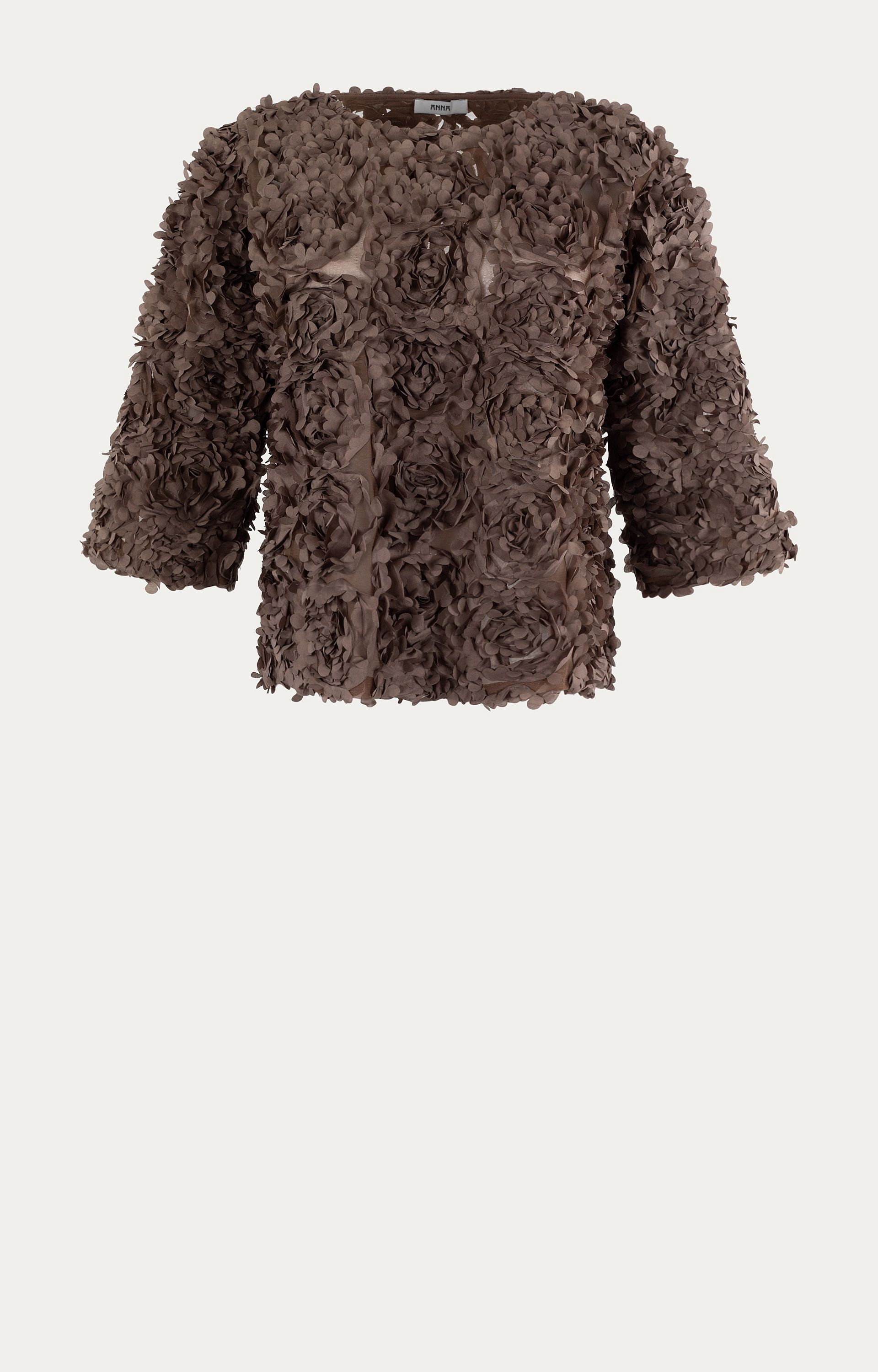 Blouse met bloemen