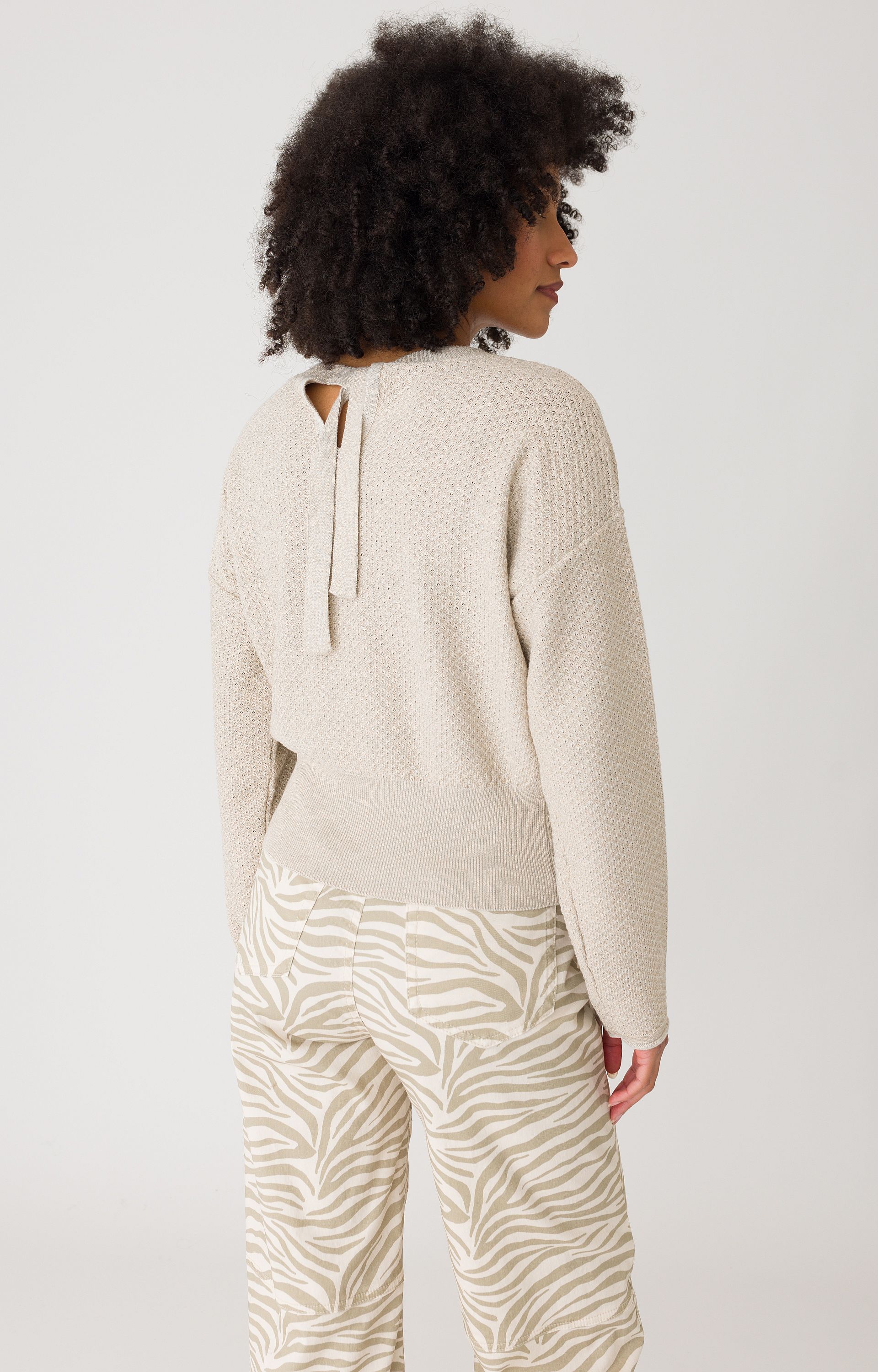 Pullover met lurex