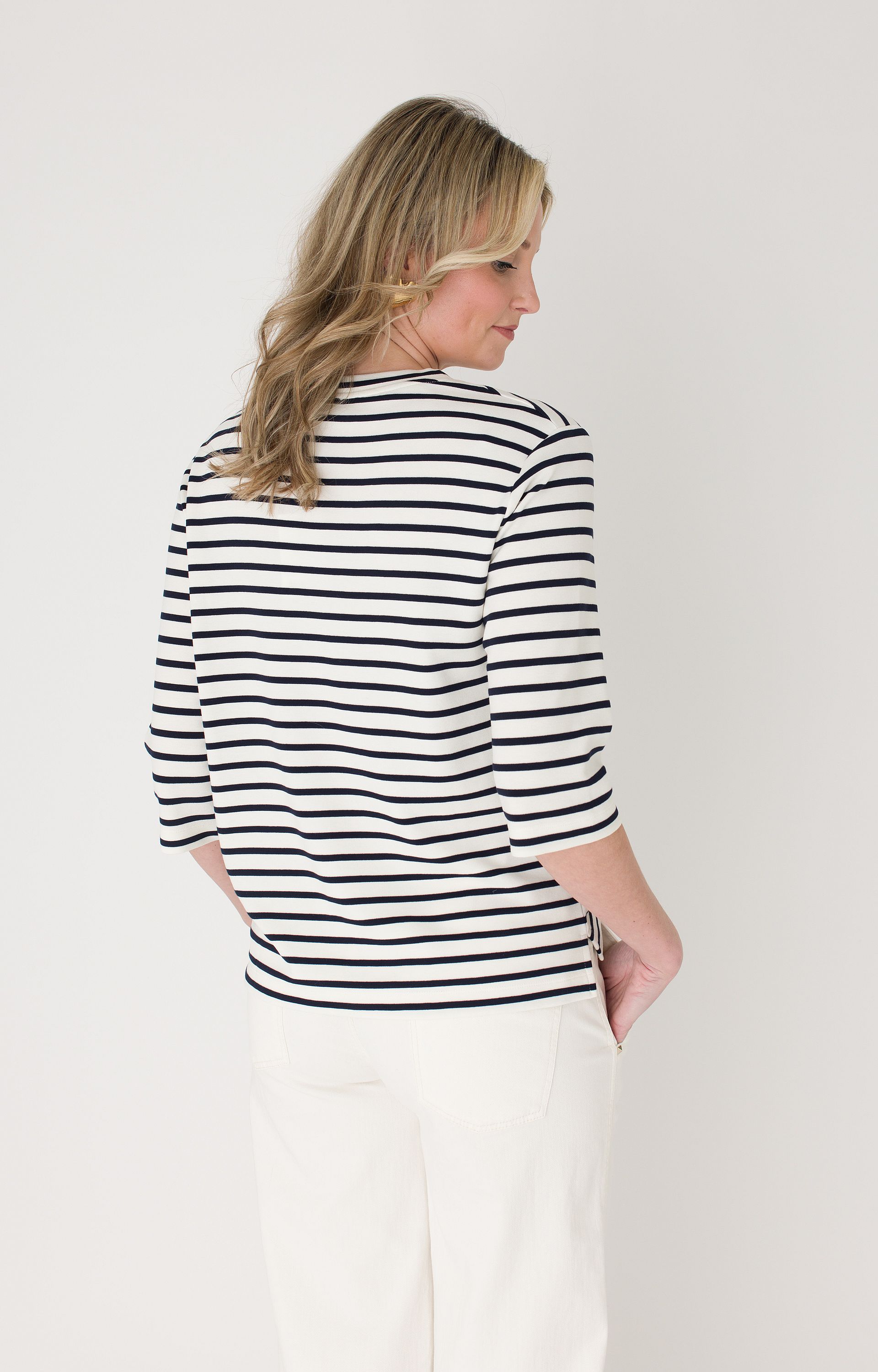 Sweater met streepdessin