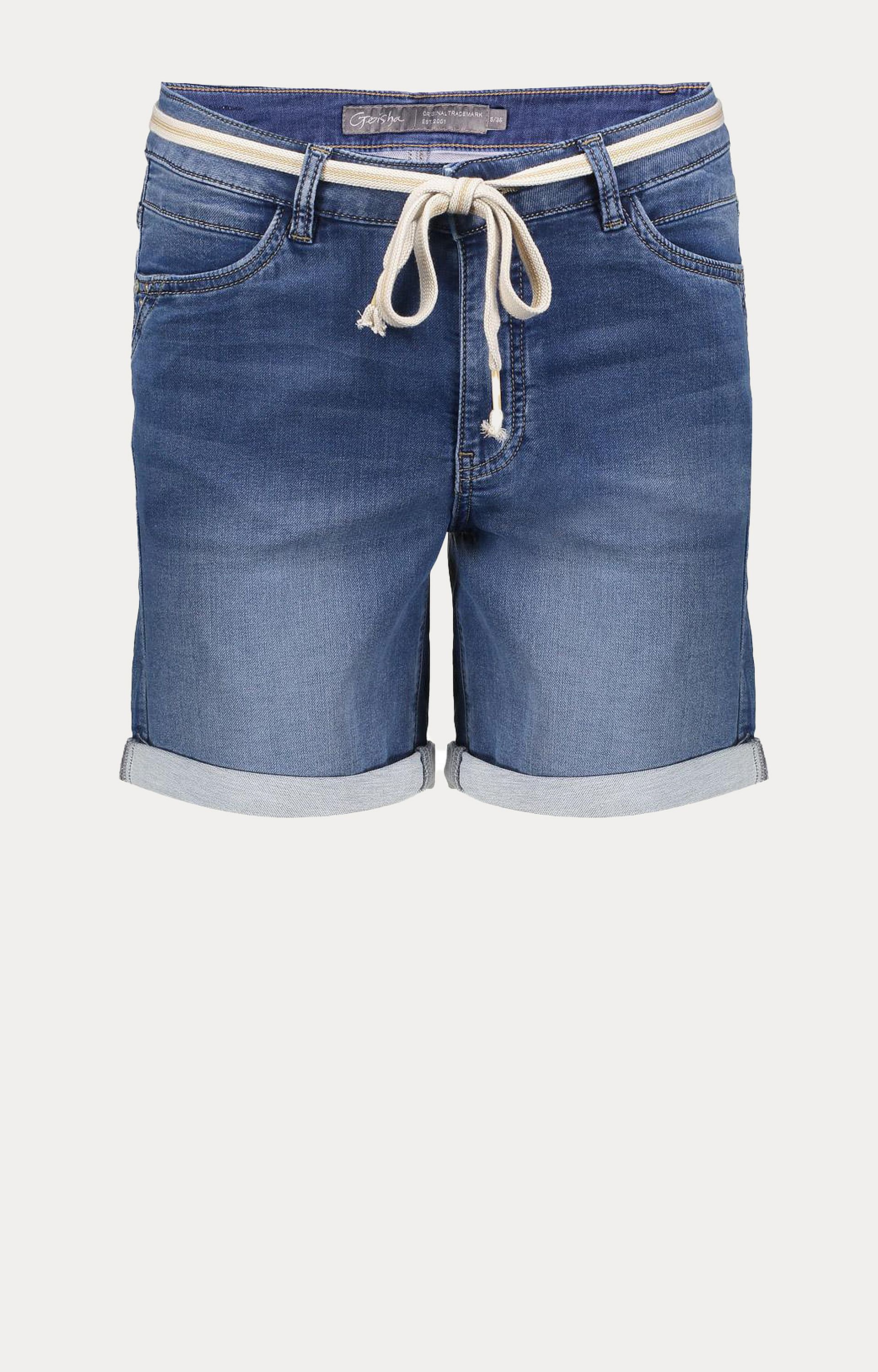 Short dark denim