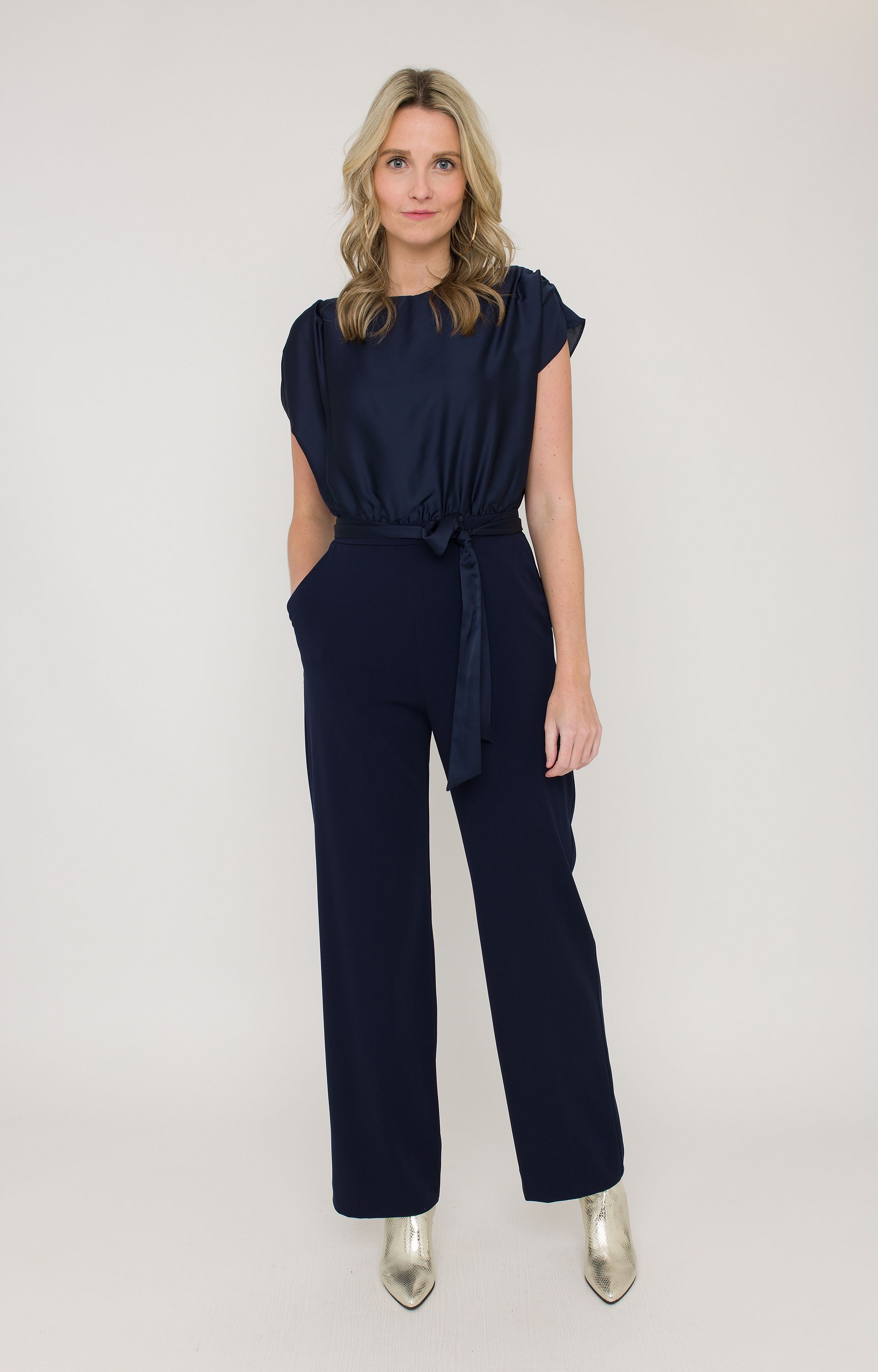 Satijnen jumpsuit