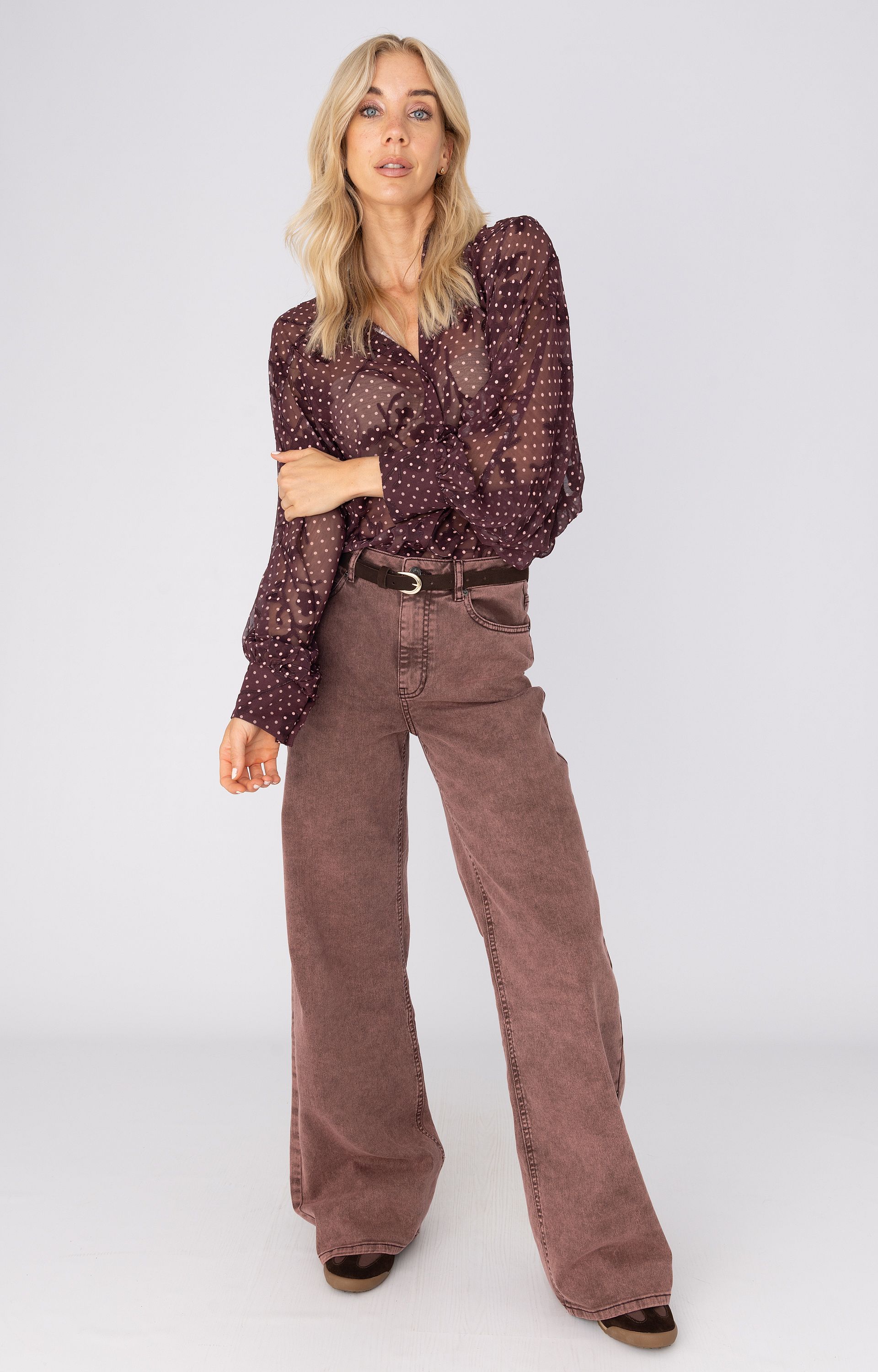 Blouse met dessin