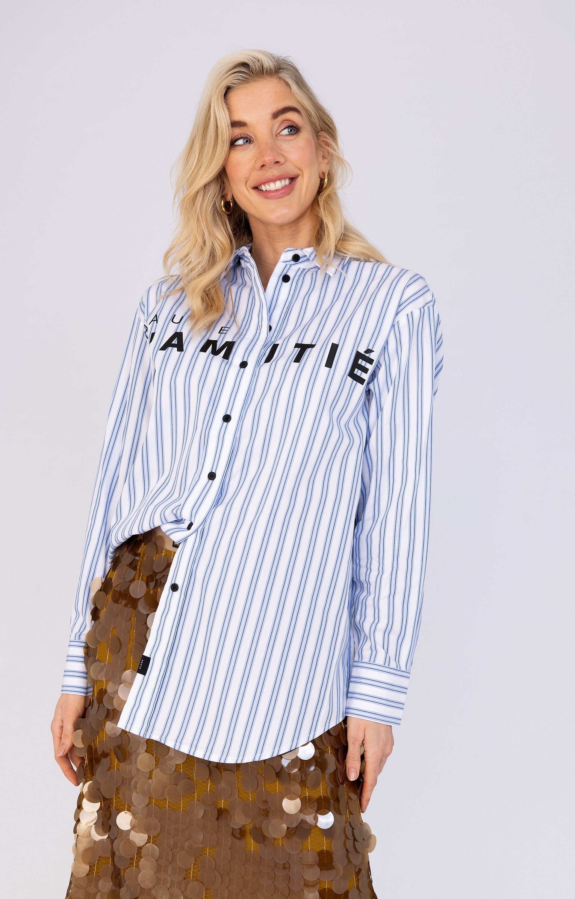 Blouse Whiteblue