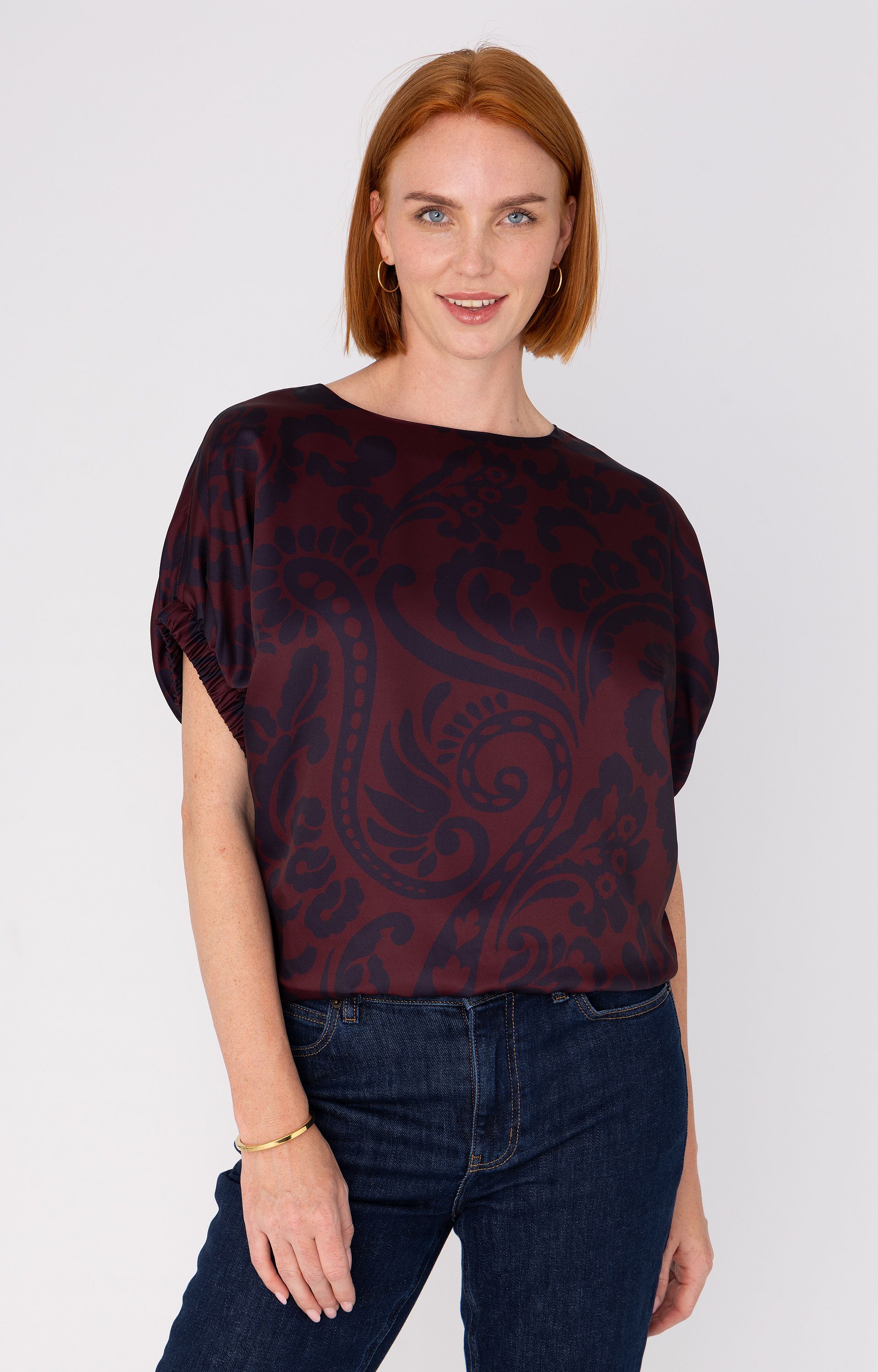 Blouse met dessin 