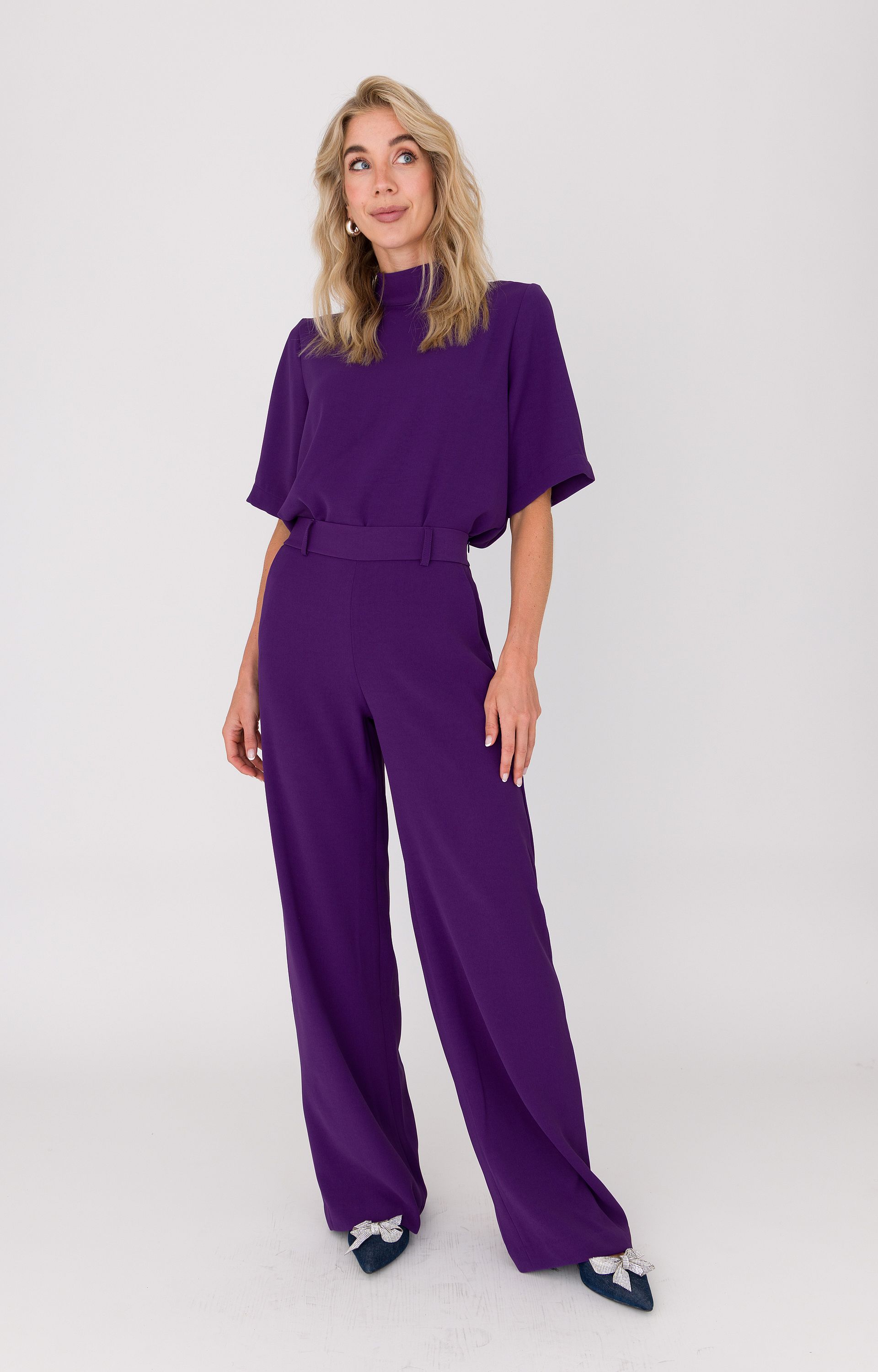 Broek wide leg