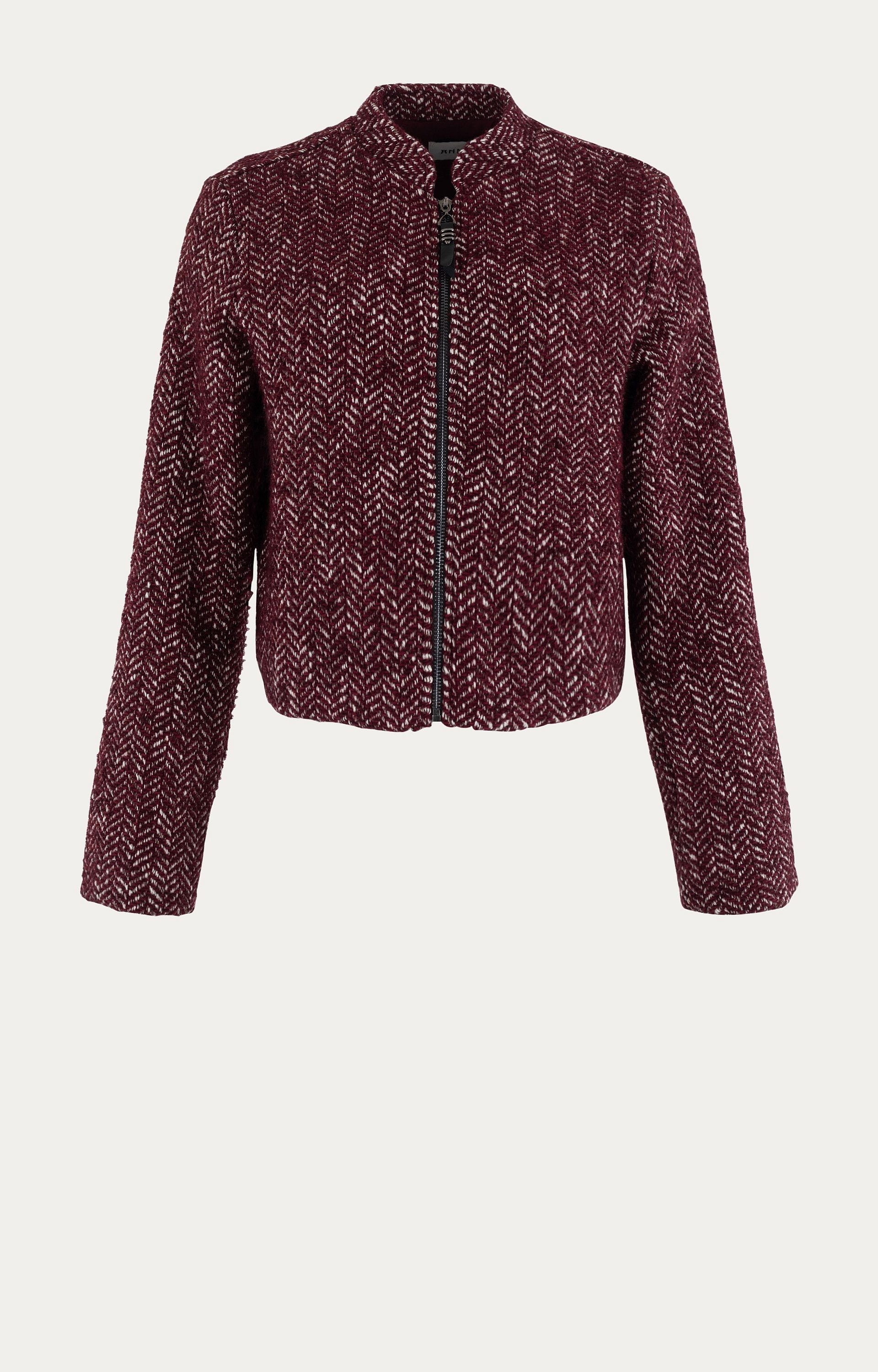 Blazer met visgraatdessin