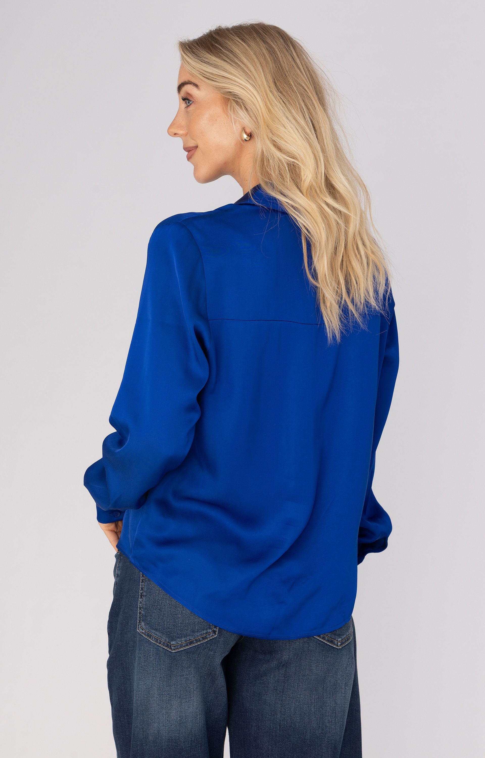 Blouse met glans 