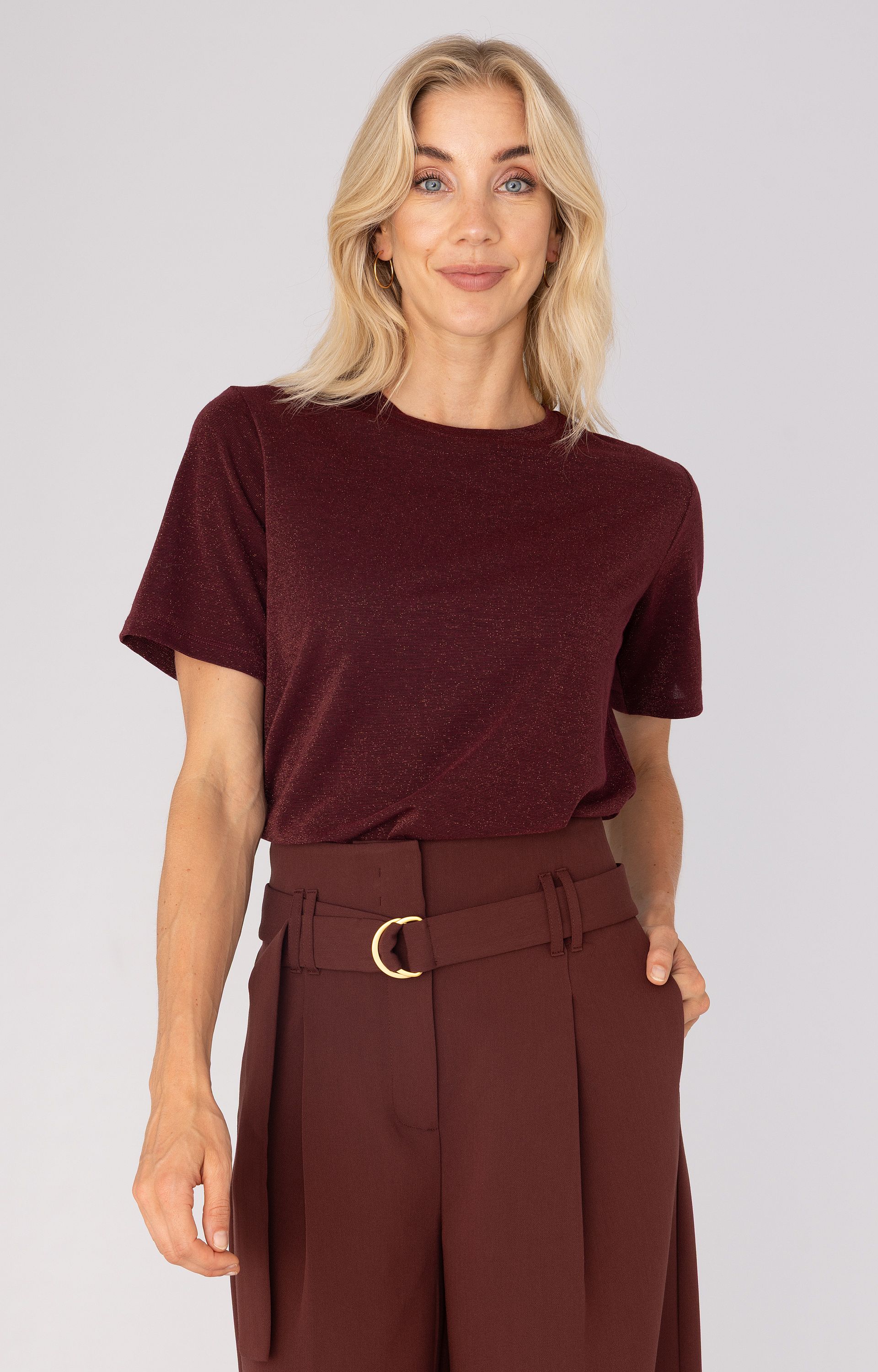 Shirt met glitter