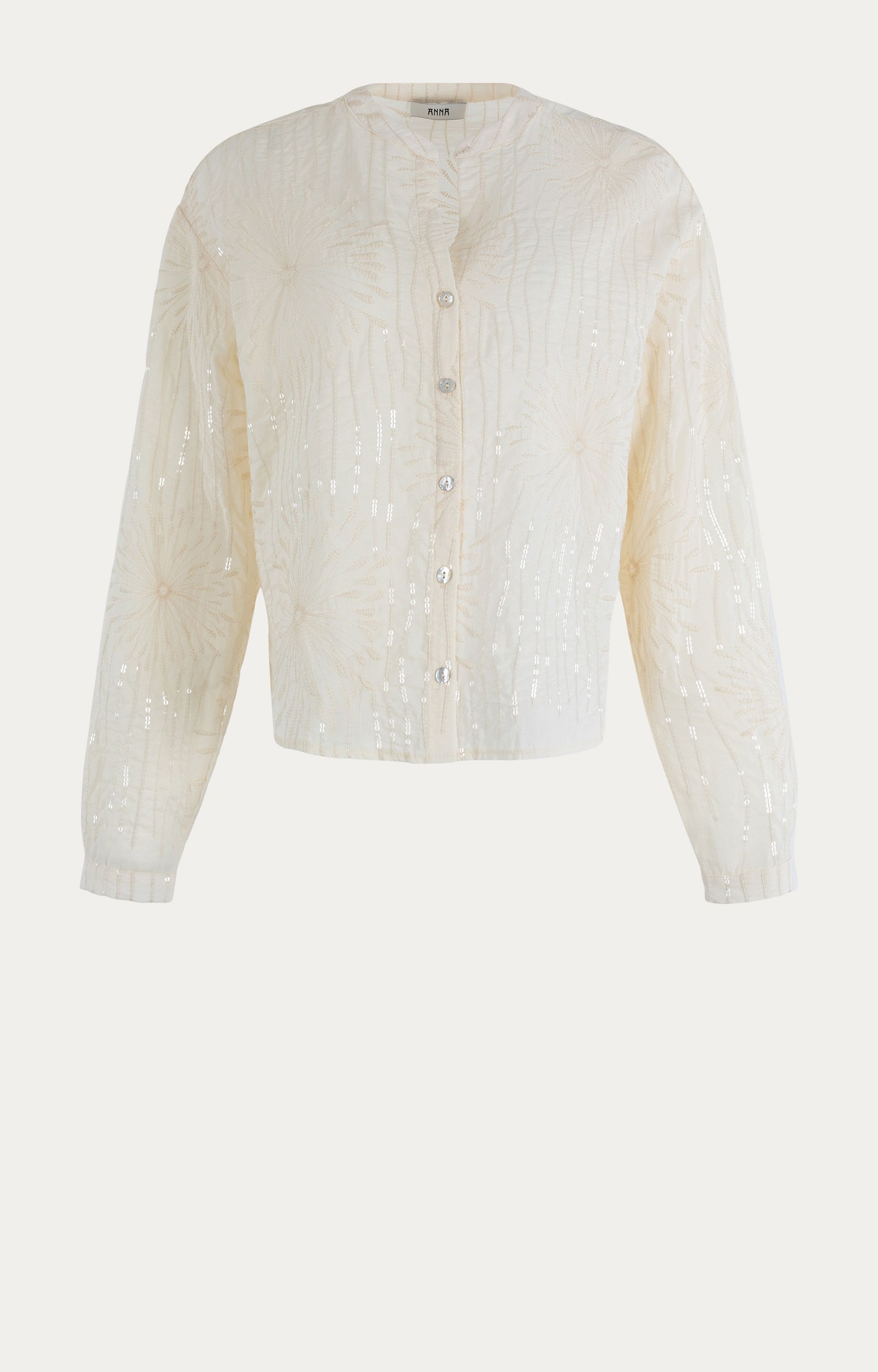 Blouse met pailletten