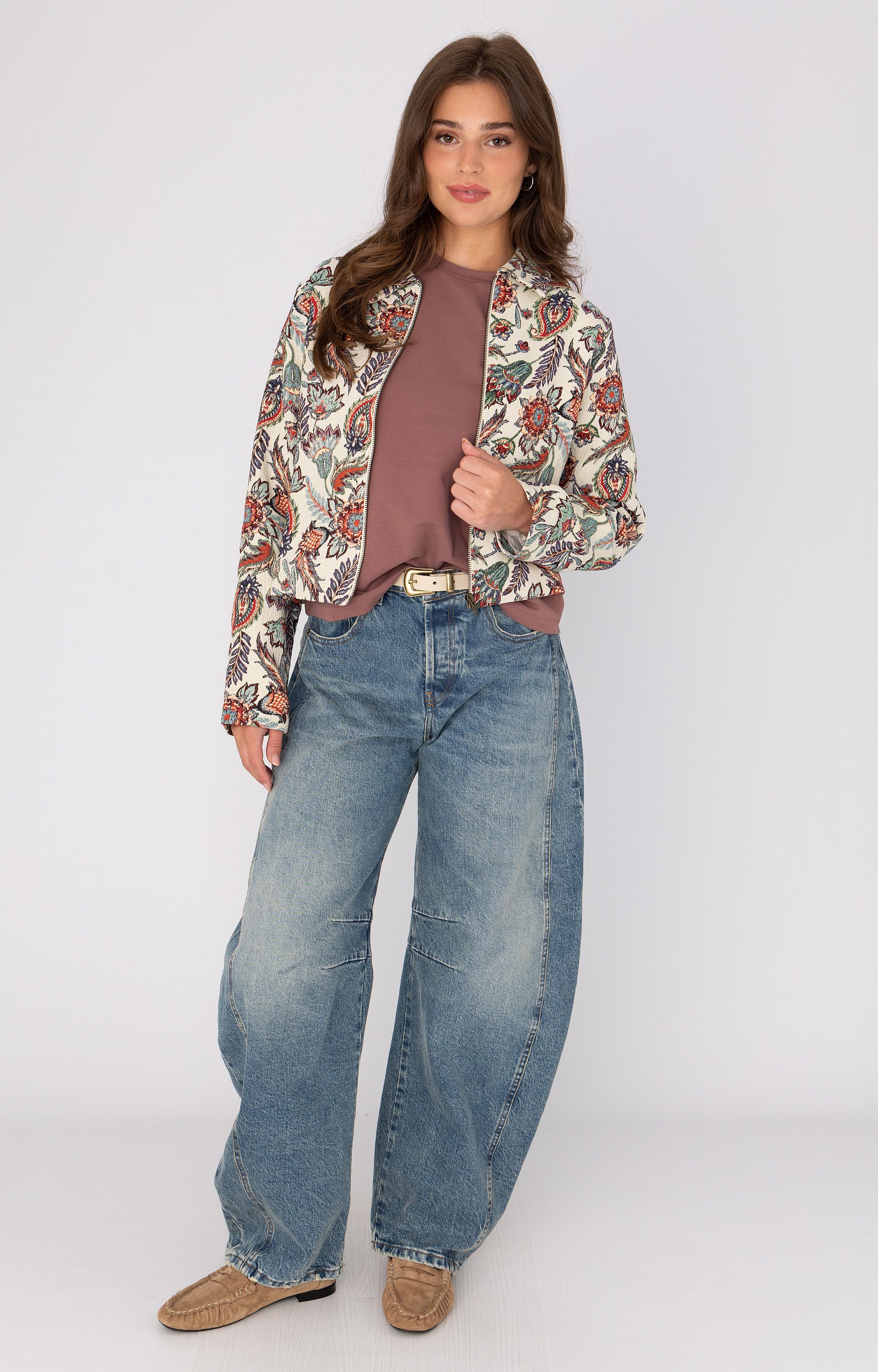 Jacket met dessin 