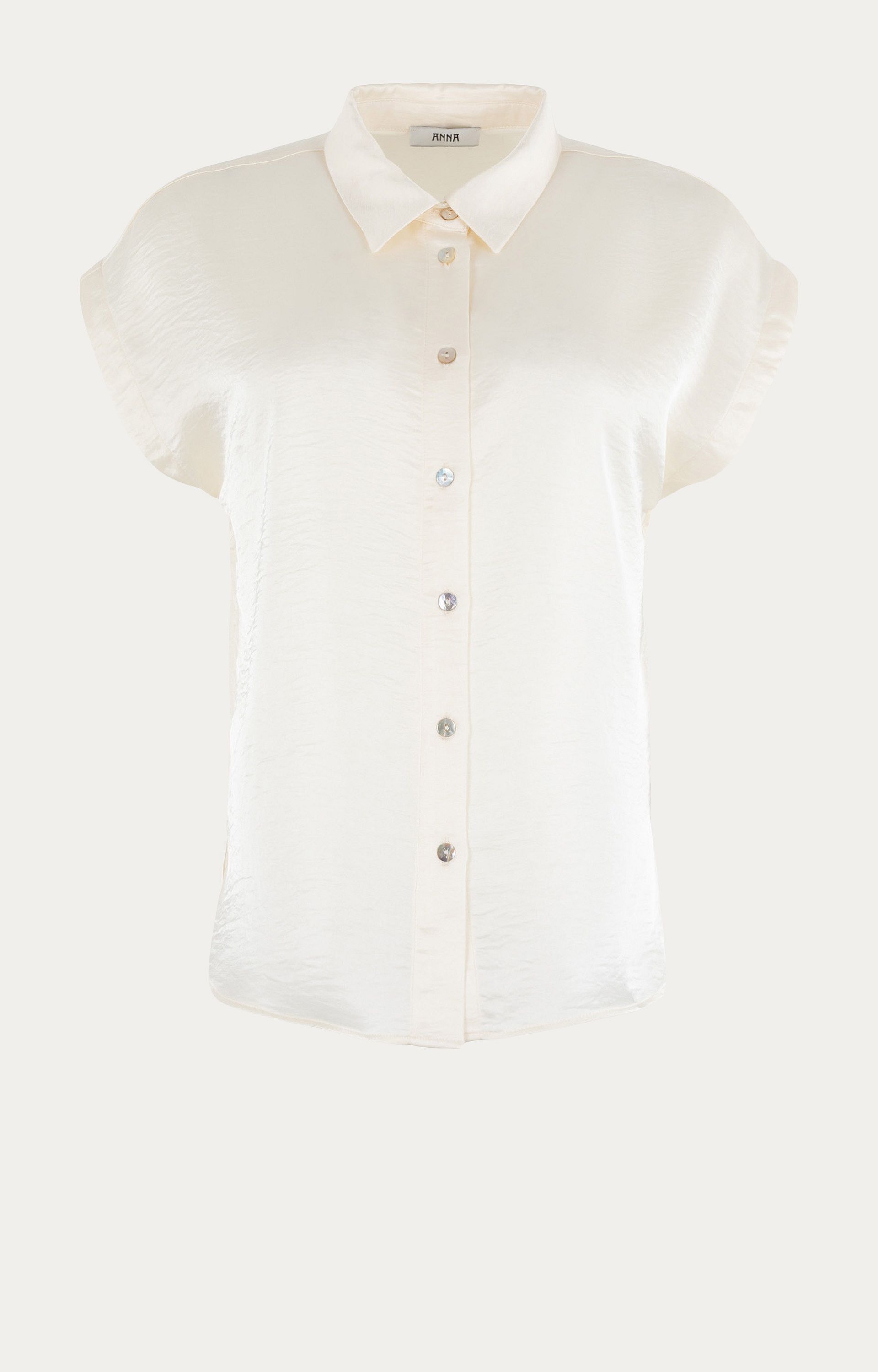 Blouse met satijnlook