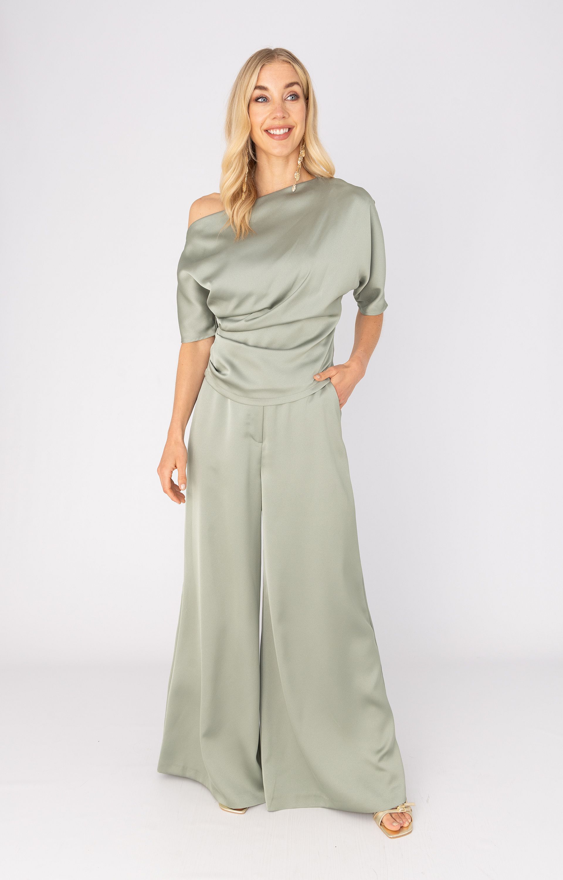 Broek wide leg