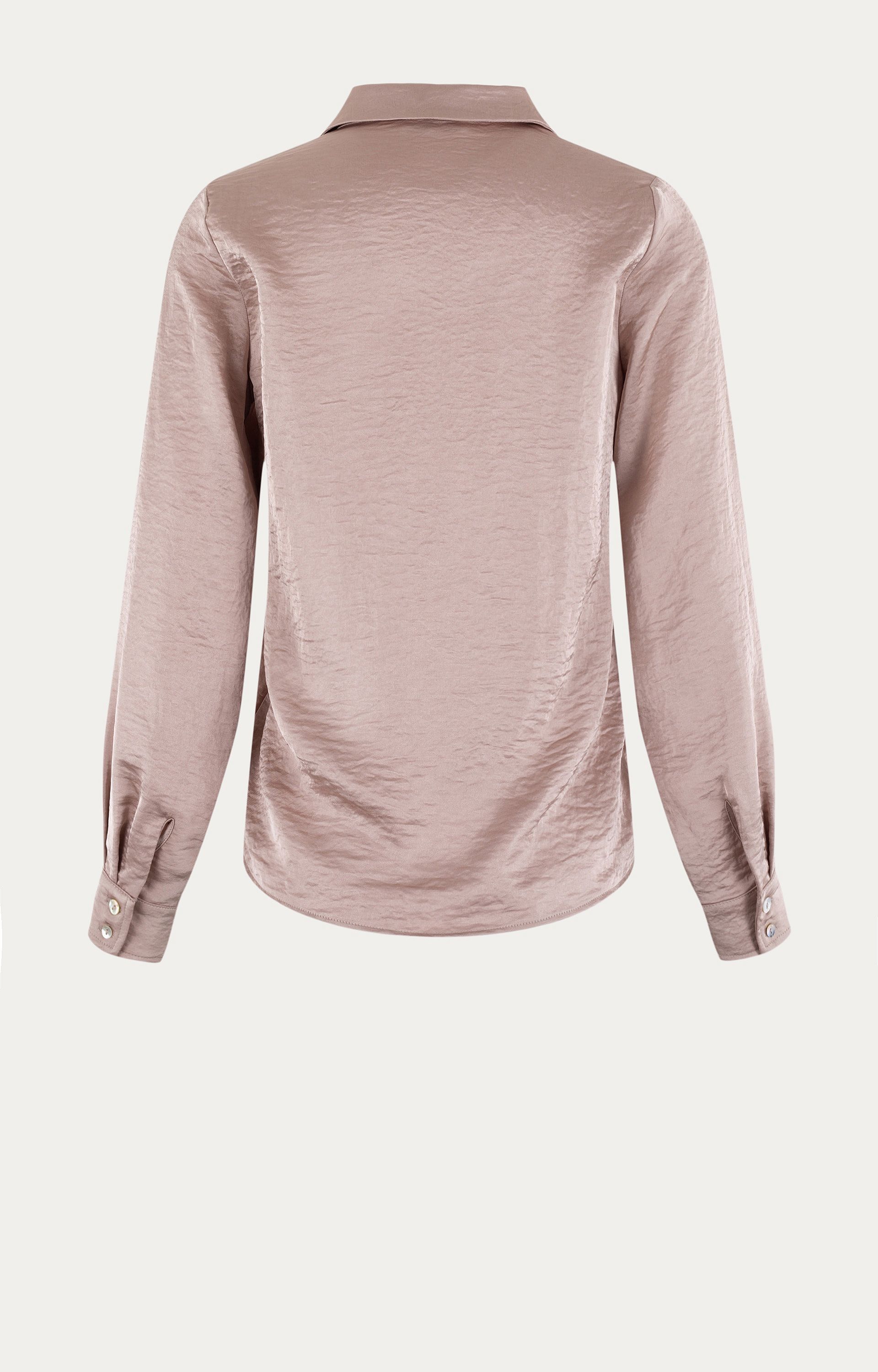 Blouse met satijnlook