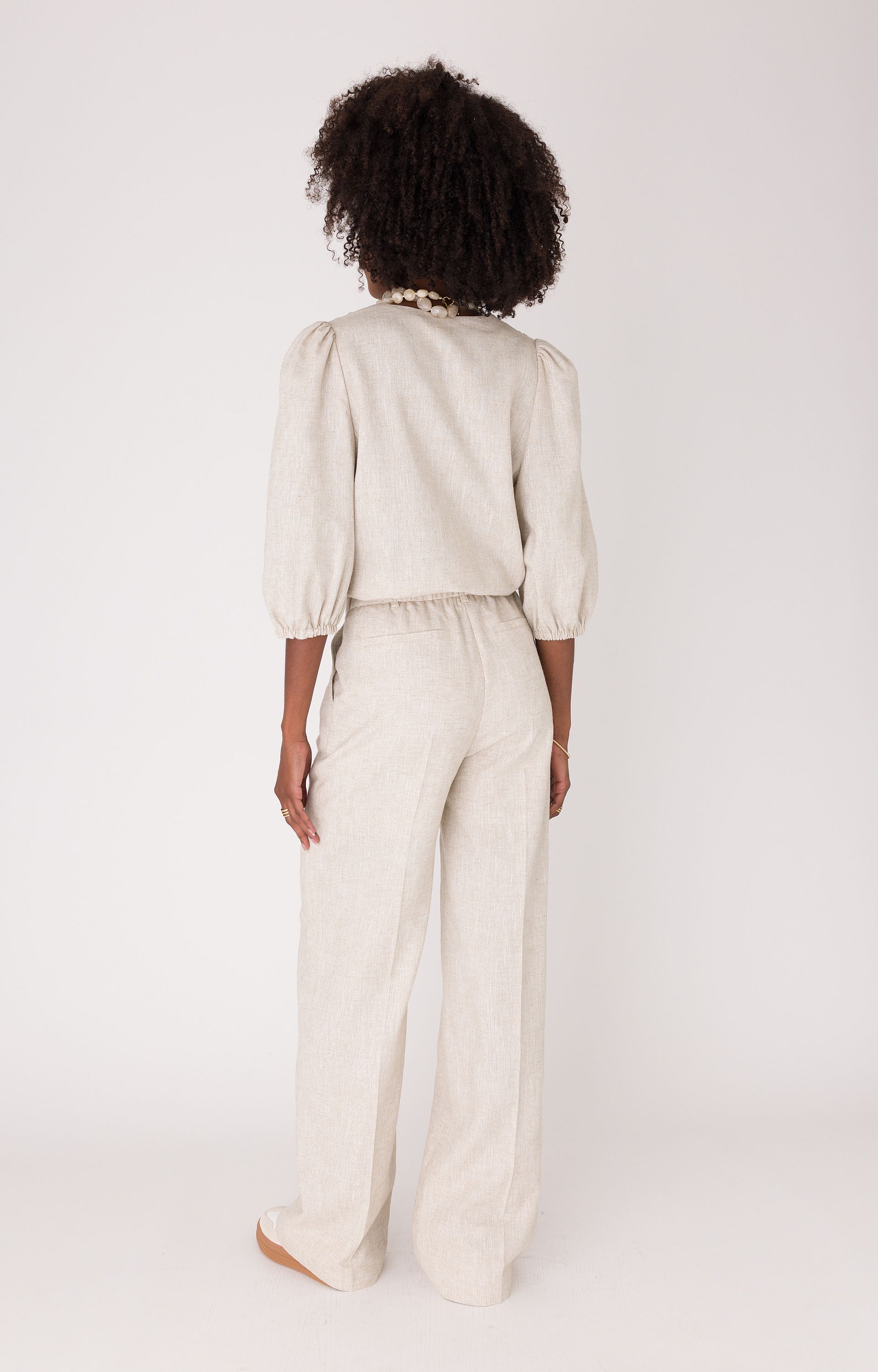 Broek met Lurex