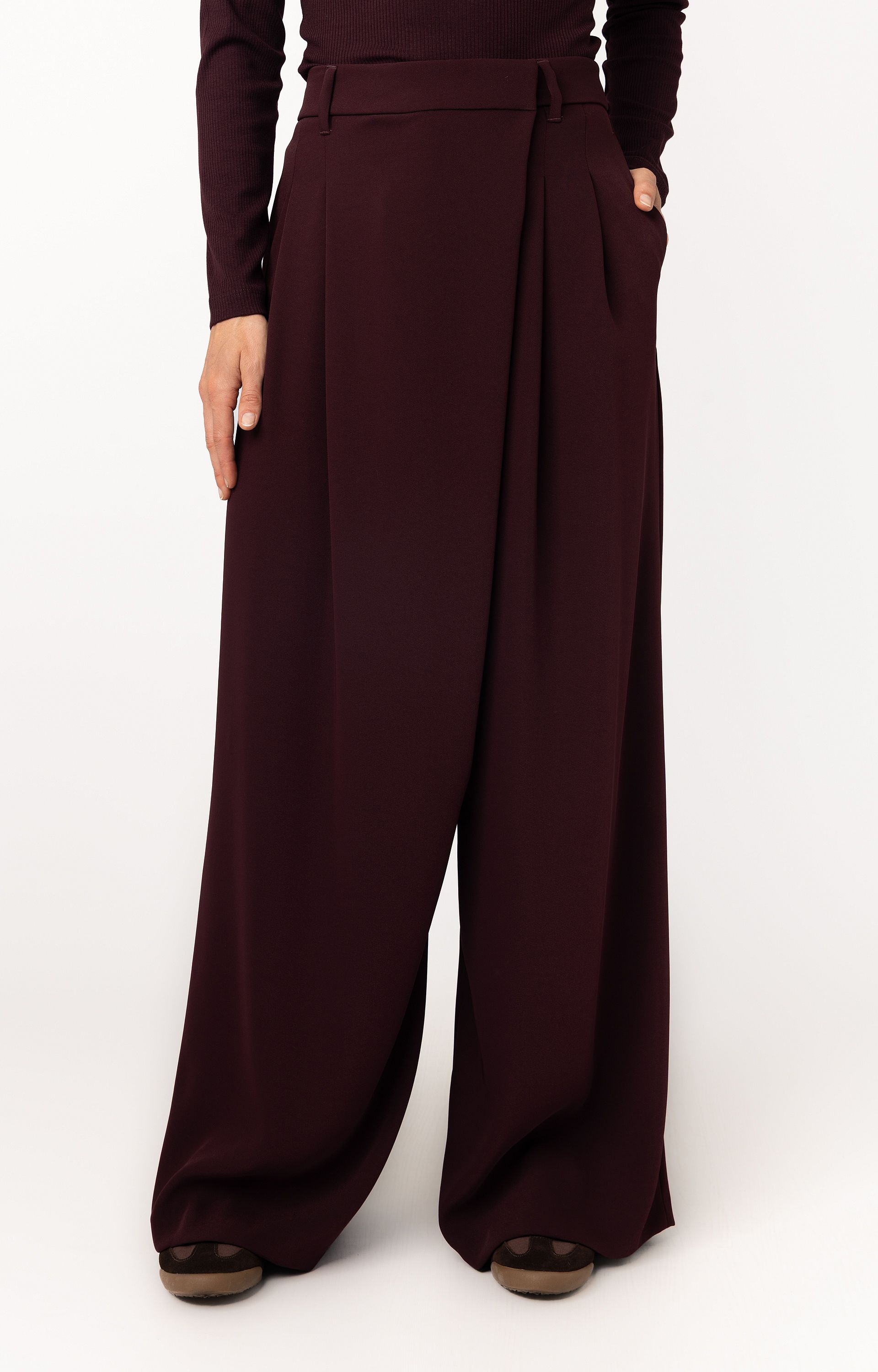 Broek met overslag