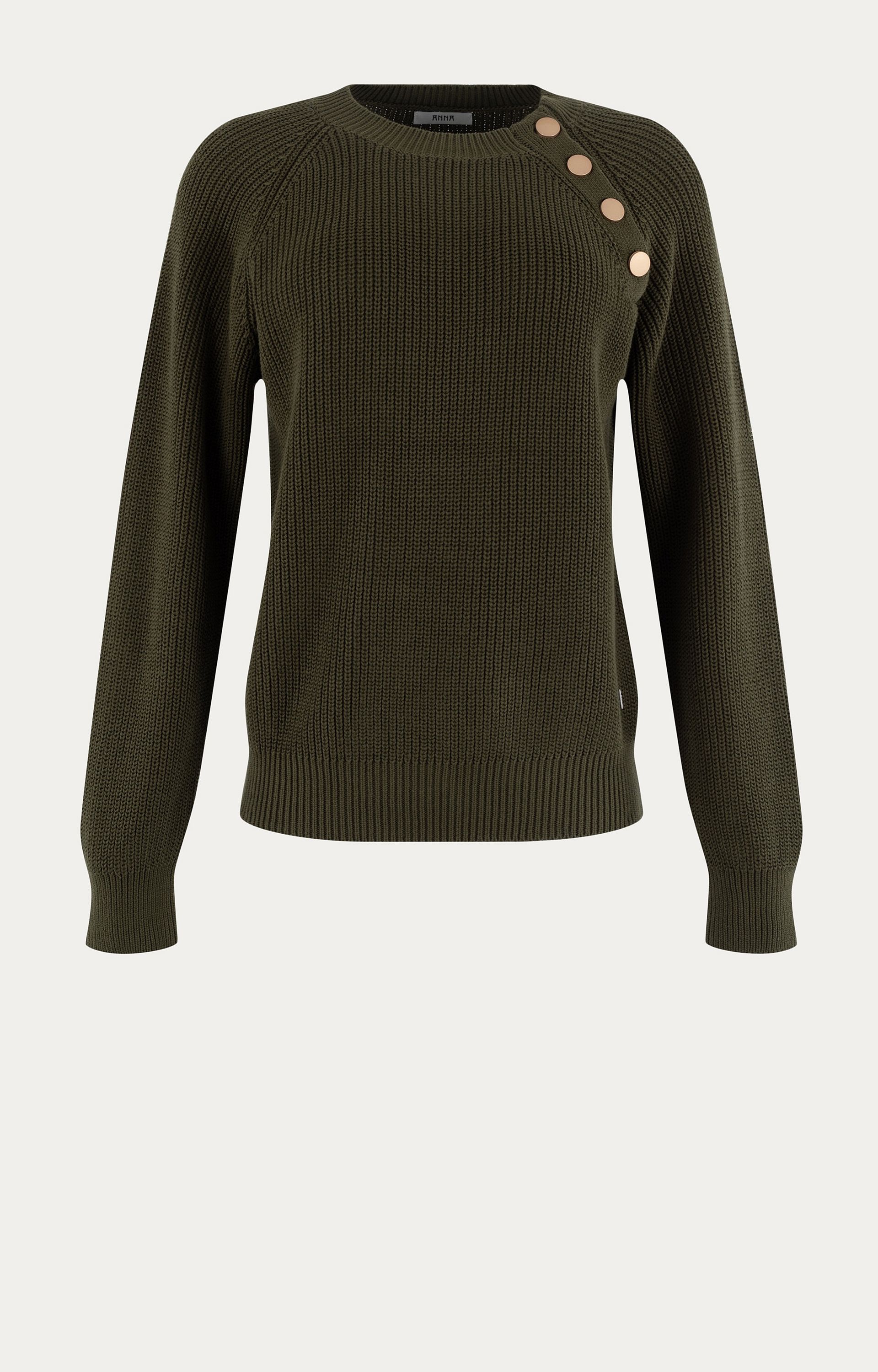 Pullover met knopen