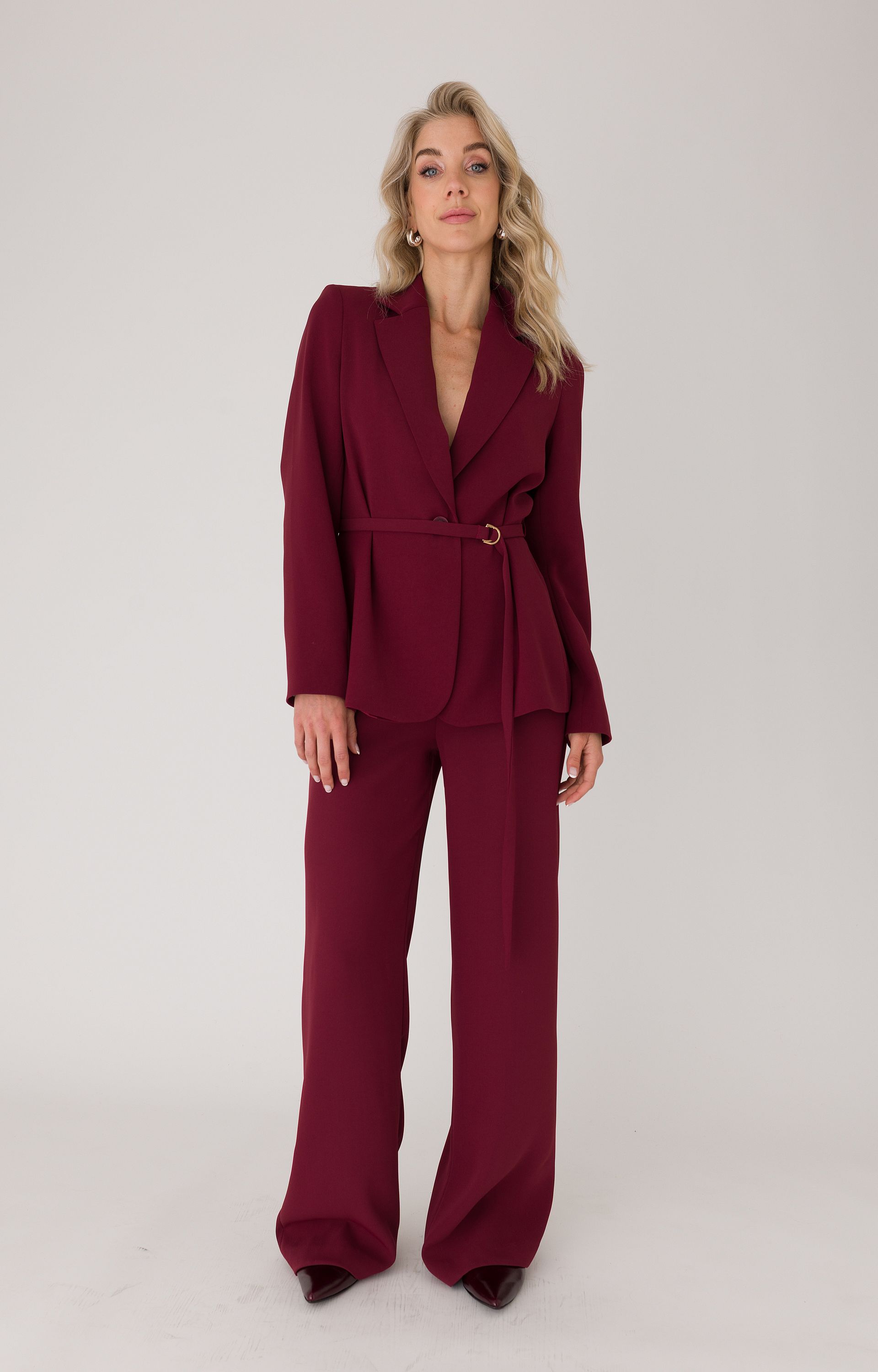 Blazer met ceintuur