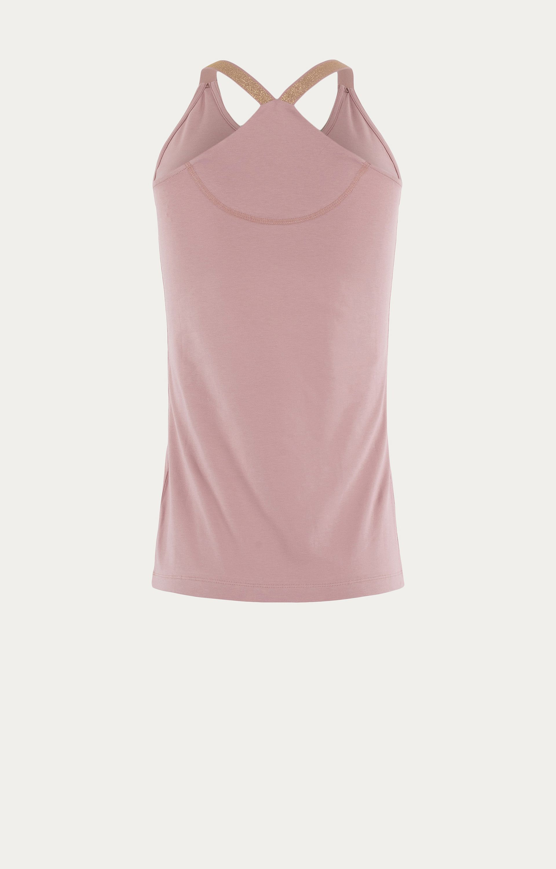Top met lurexbandjes