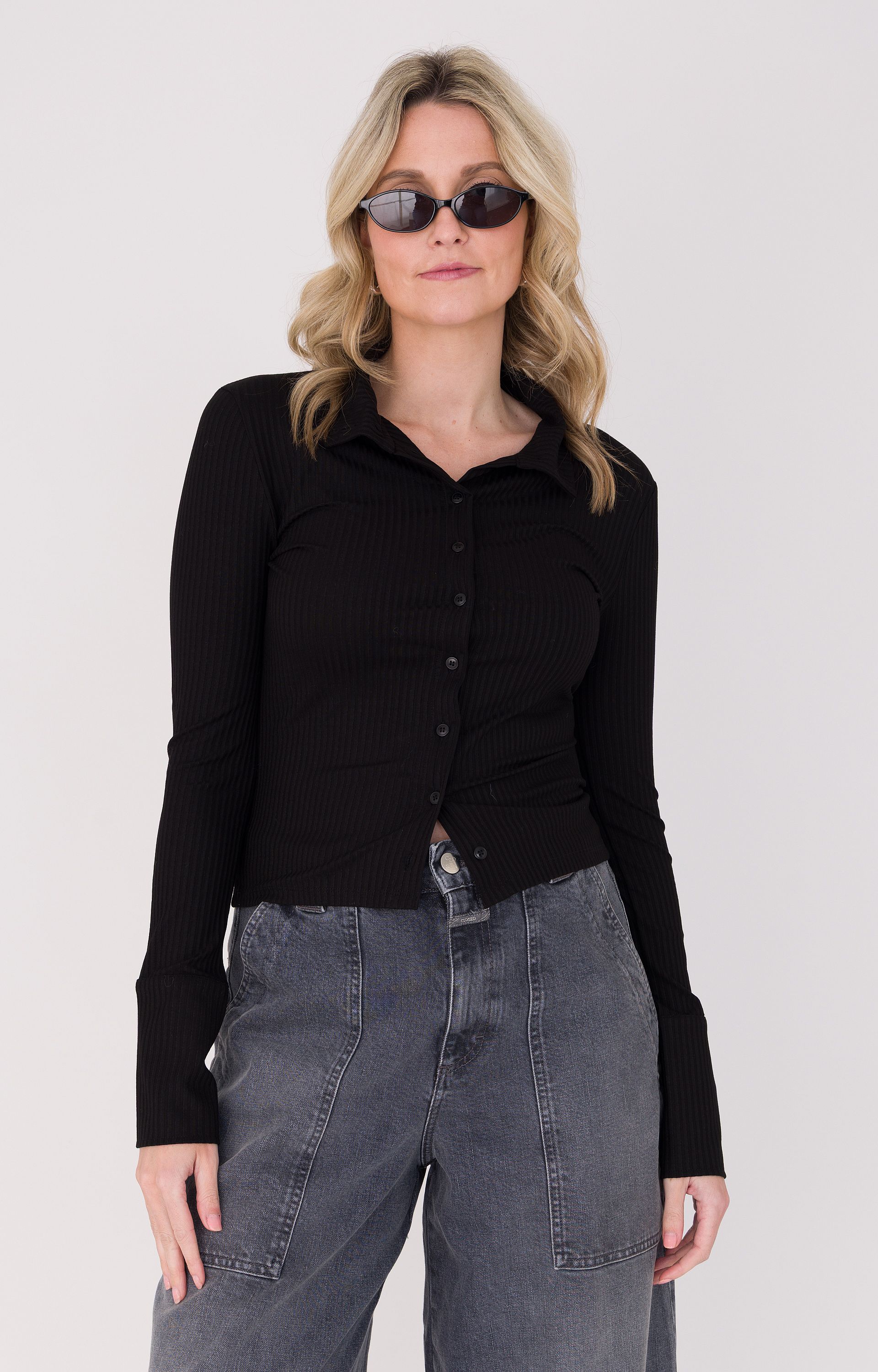 Blouse met structuur