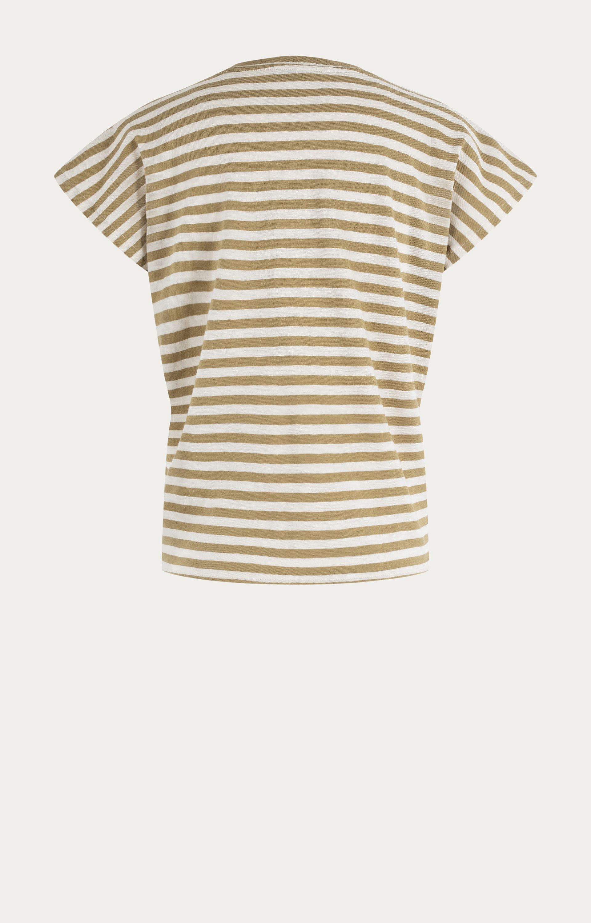 T-shirt met knoop