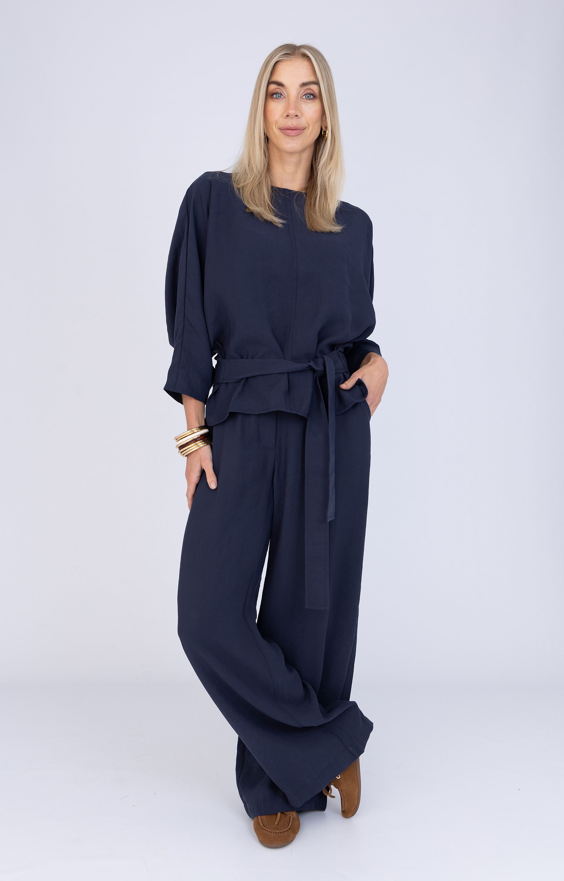 Blouse met strikdetail 