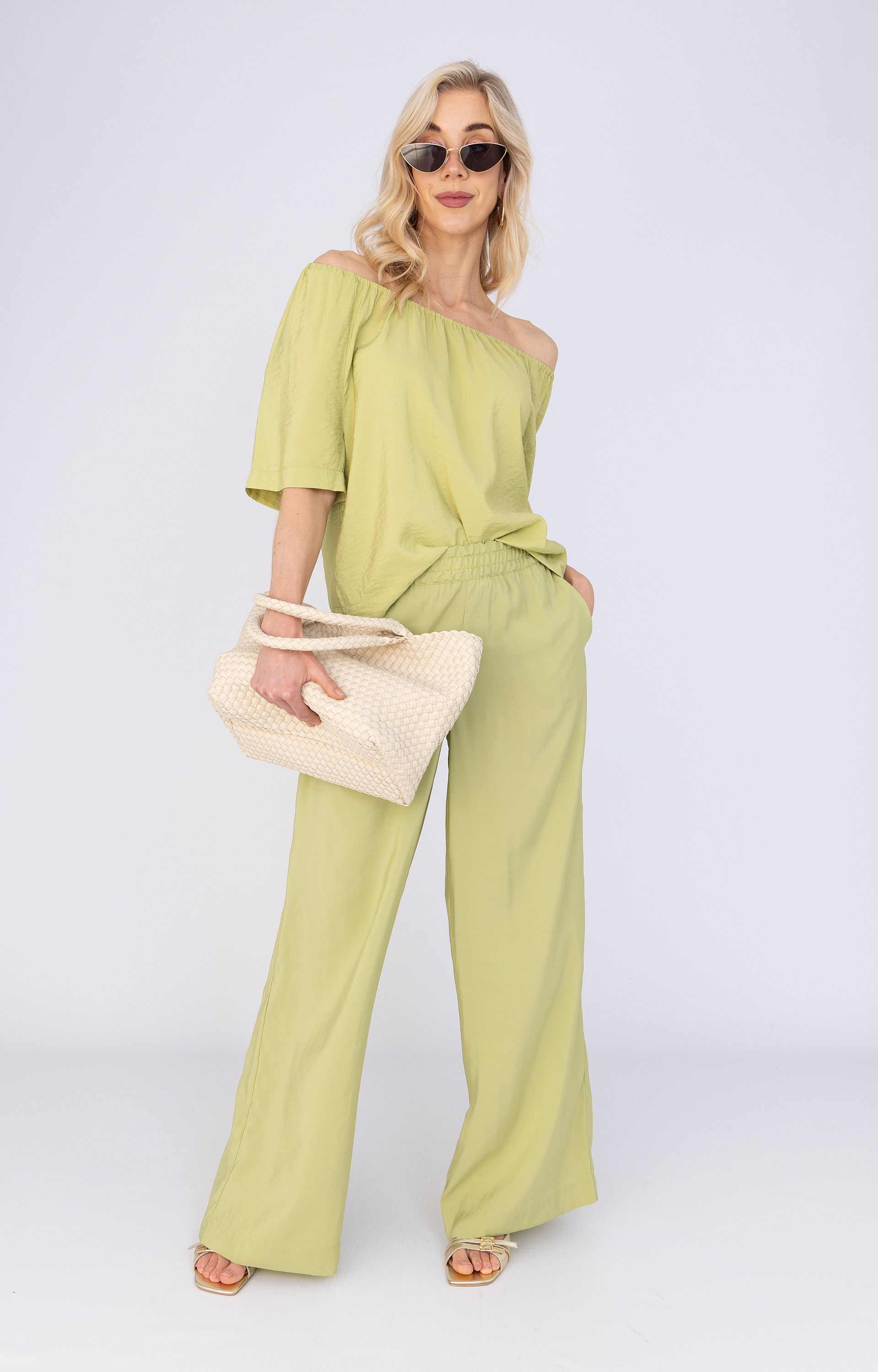 Broek wide leg