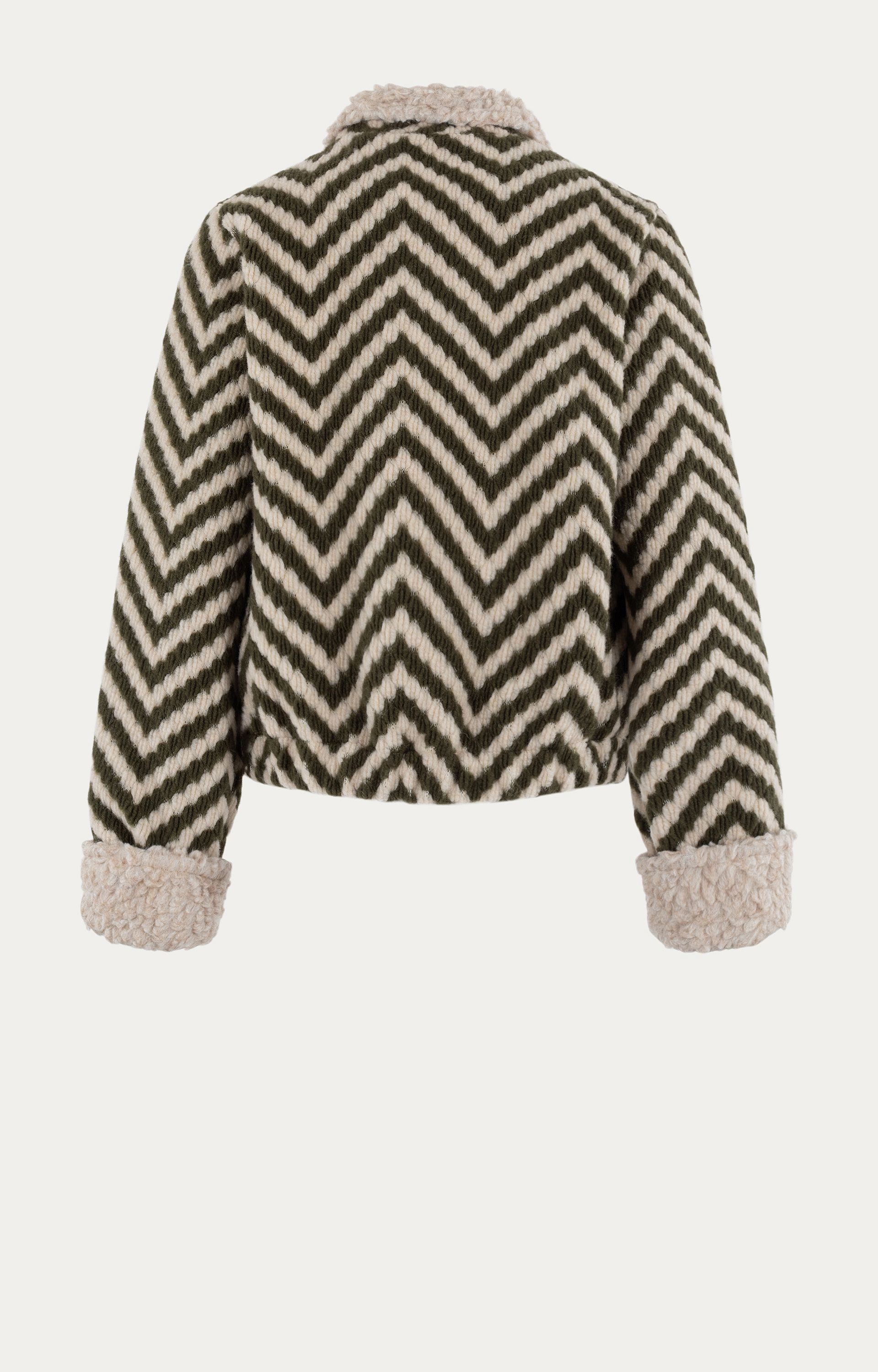 Jacket met zigzagpatroon
