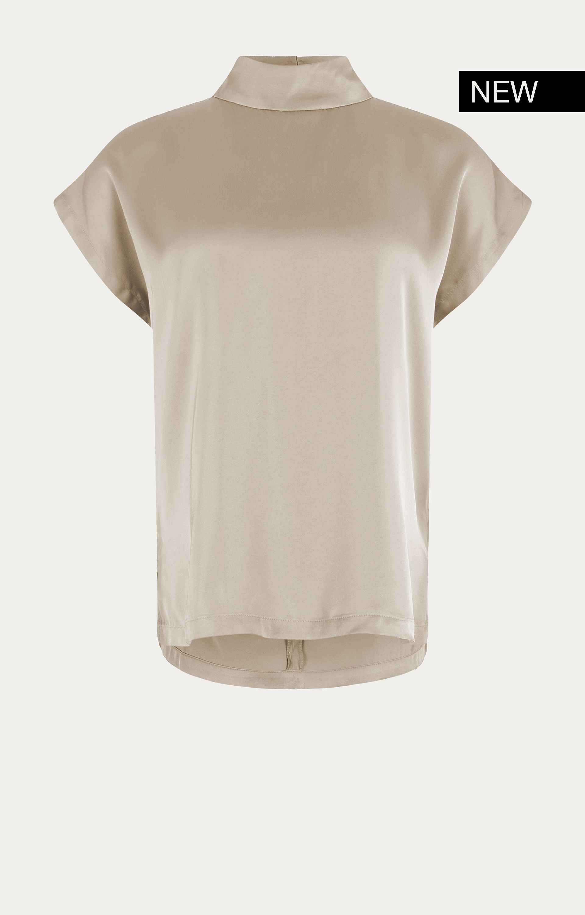 Blouse met satijnlook