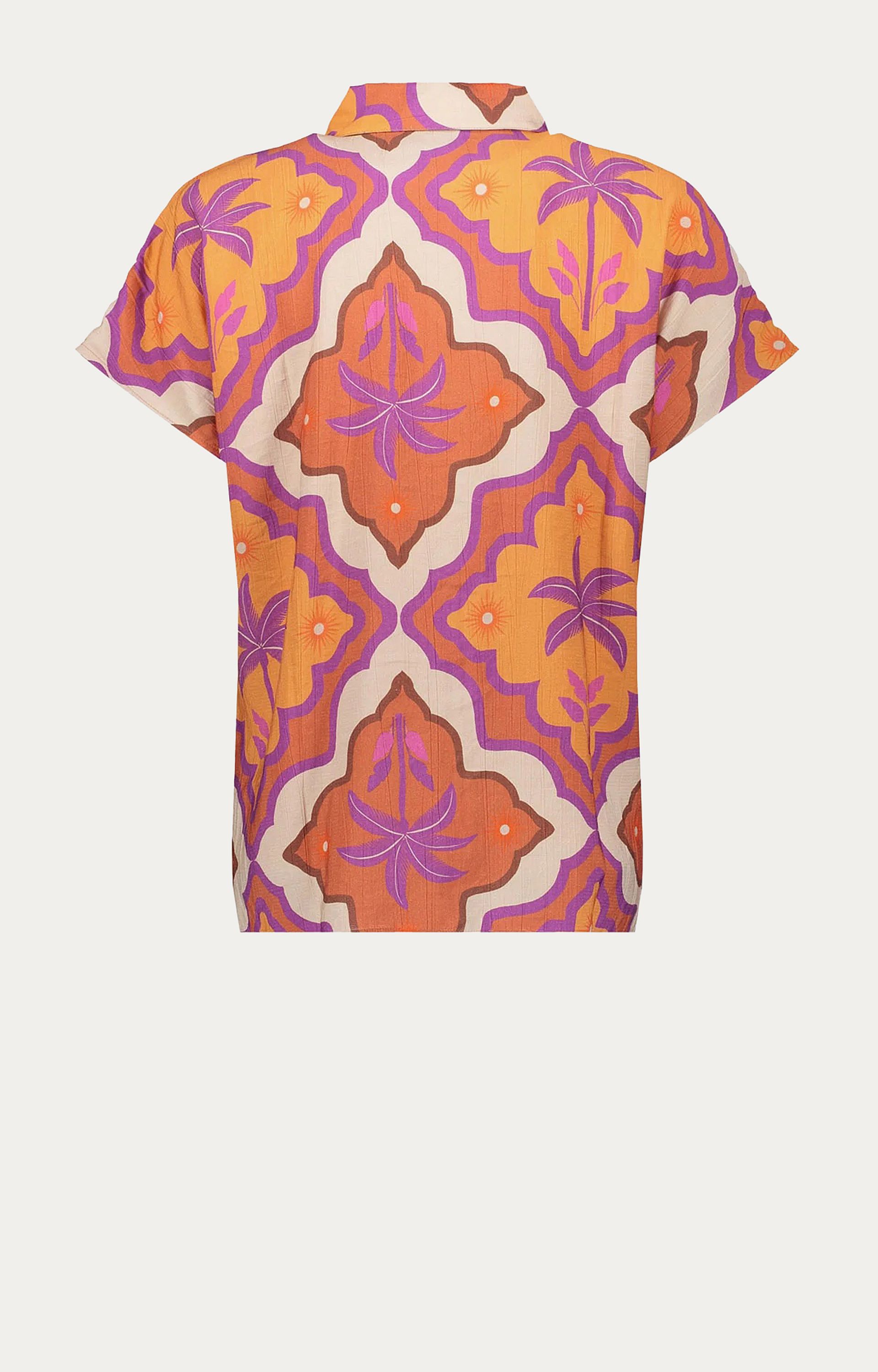 Blouse met dessin 