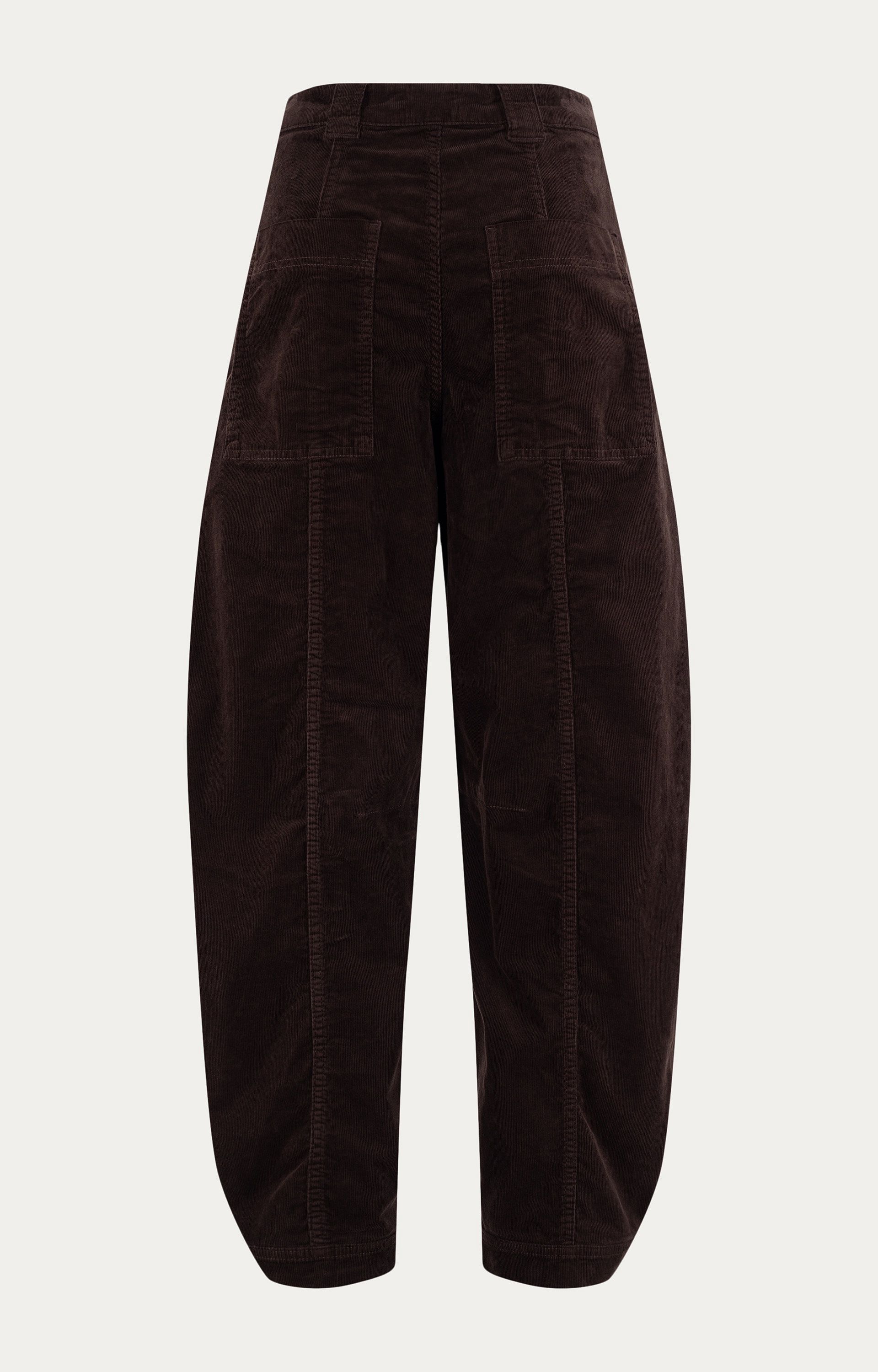 Broek met ribstructuur