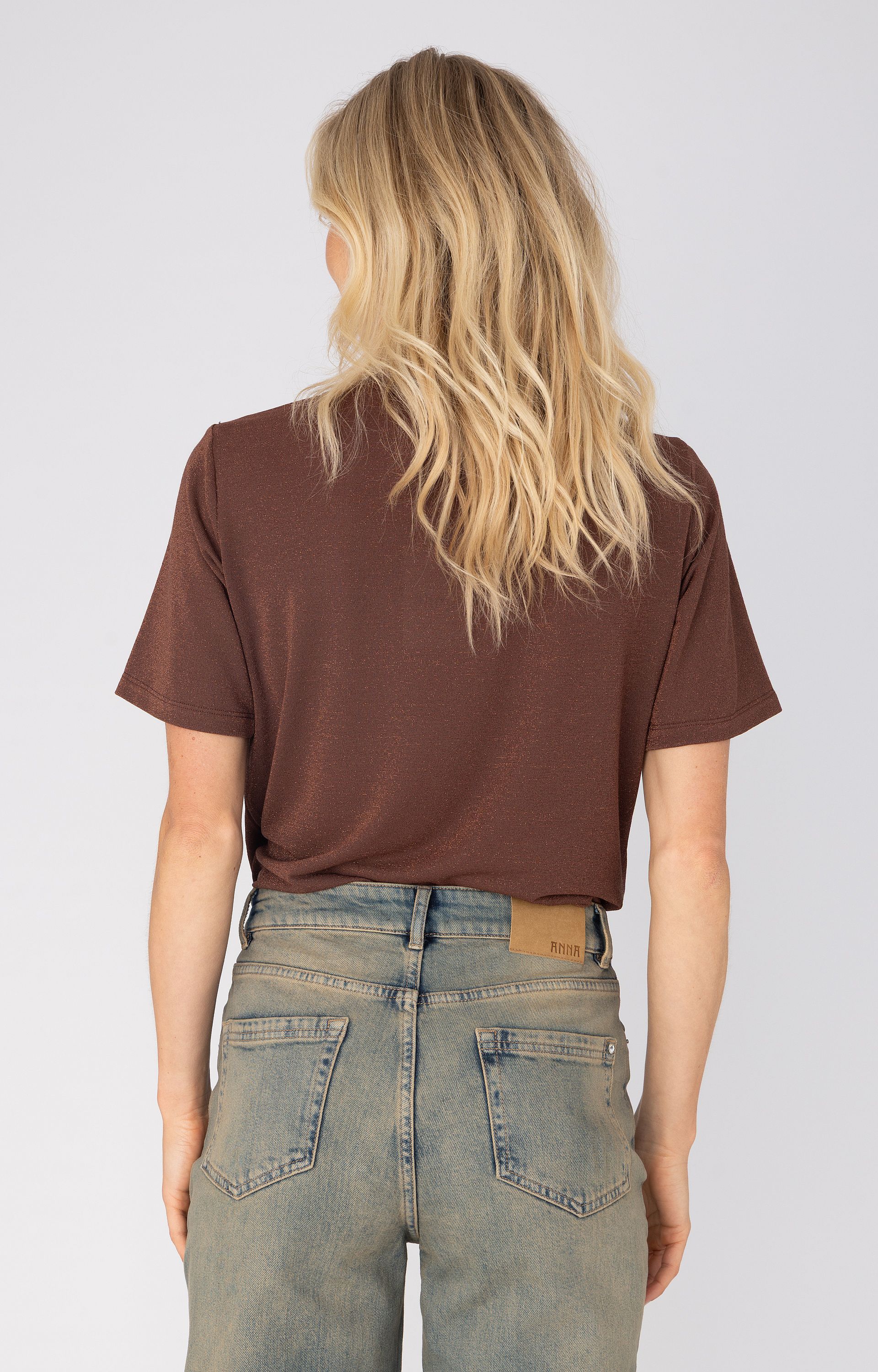Shirt met glitter