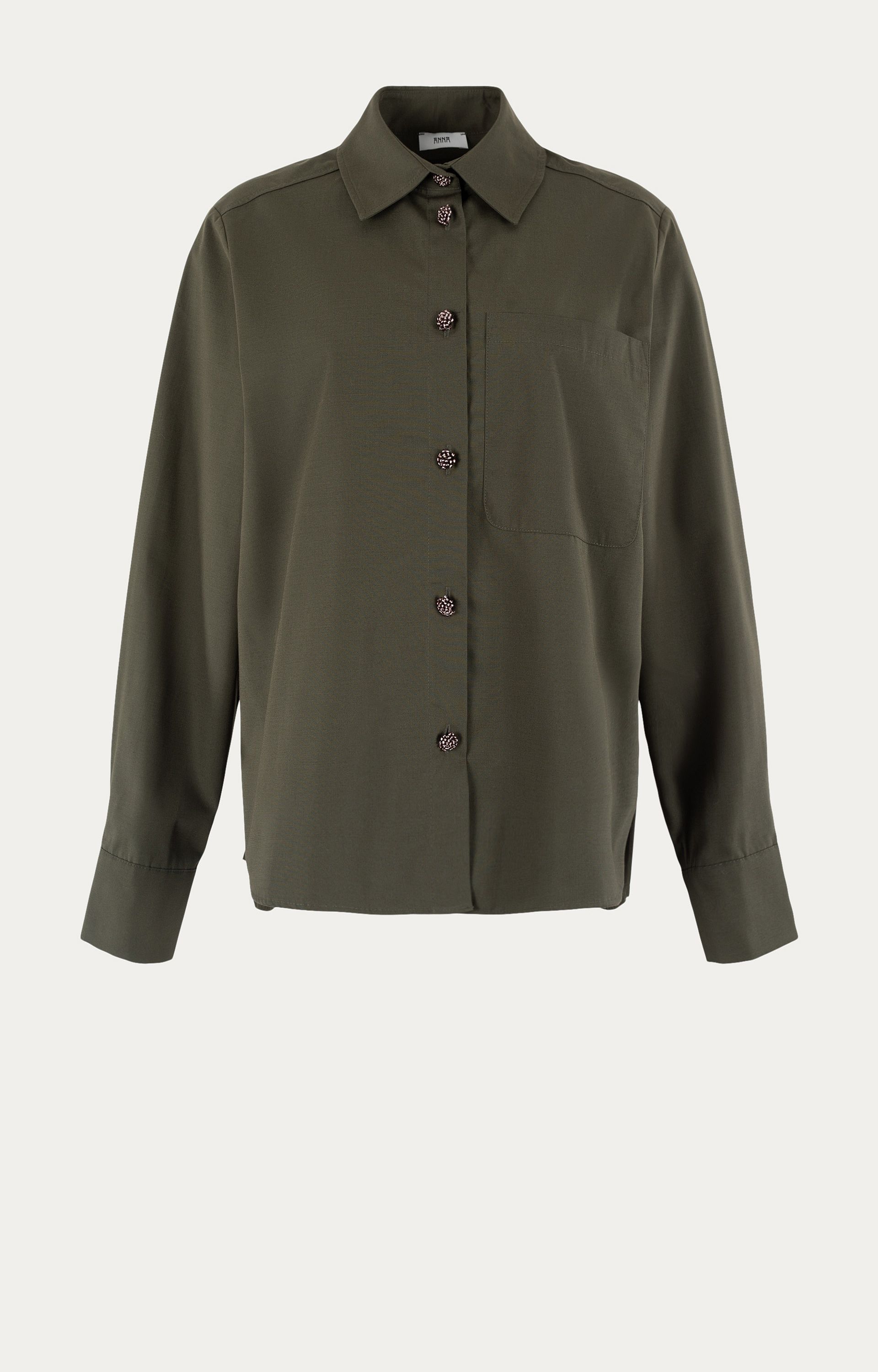 Blouse van katoen 