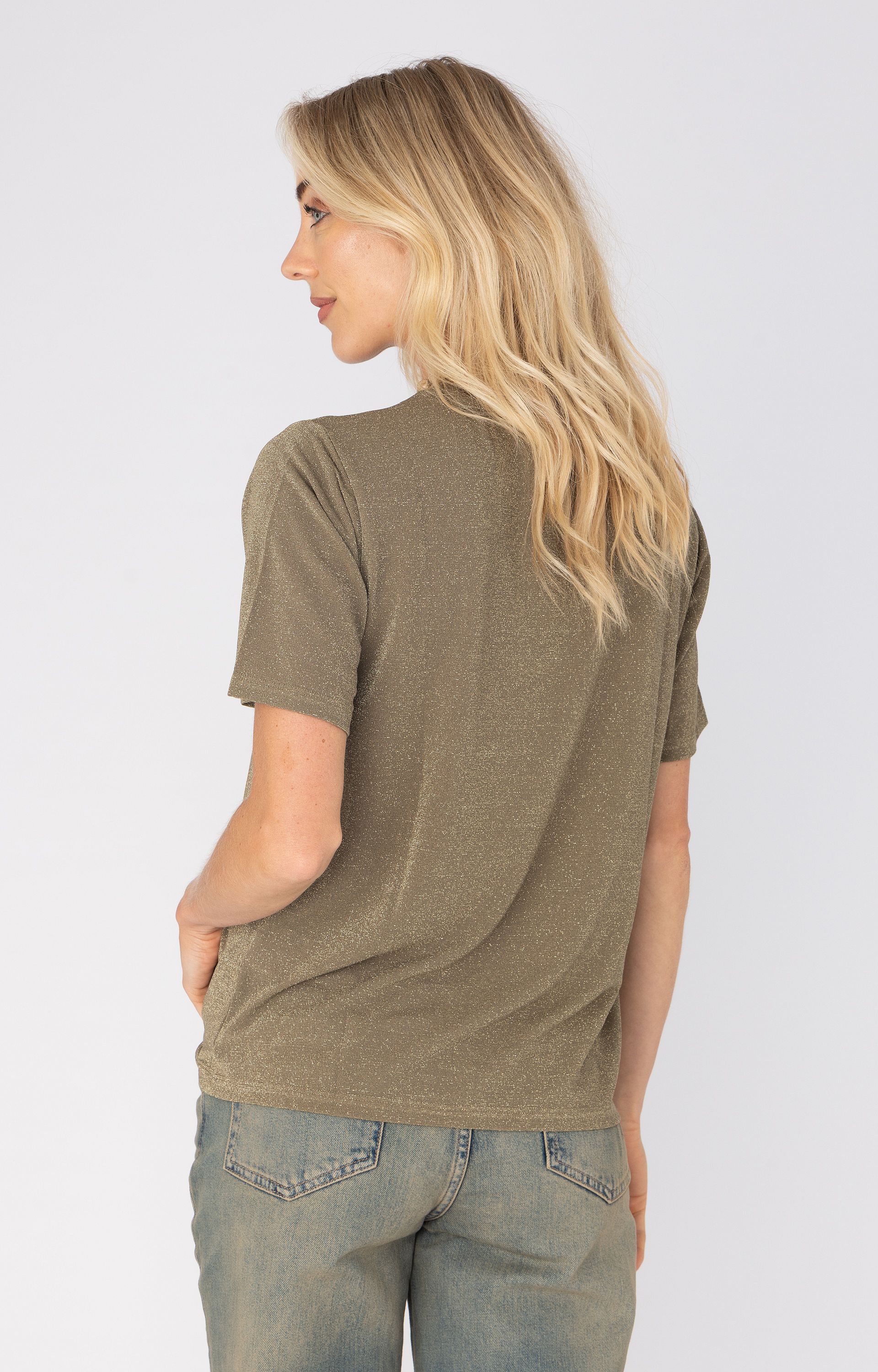 Shirt met glitter
