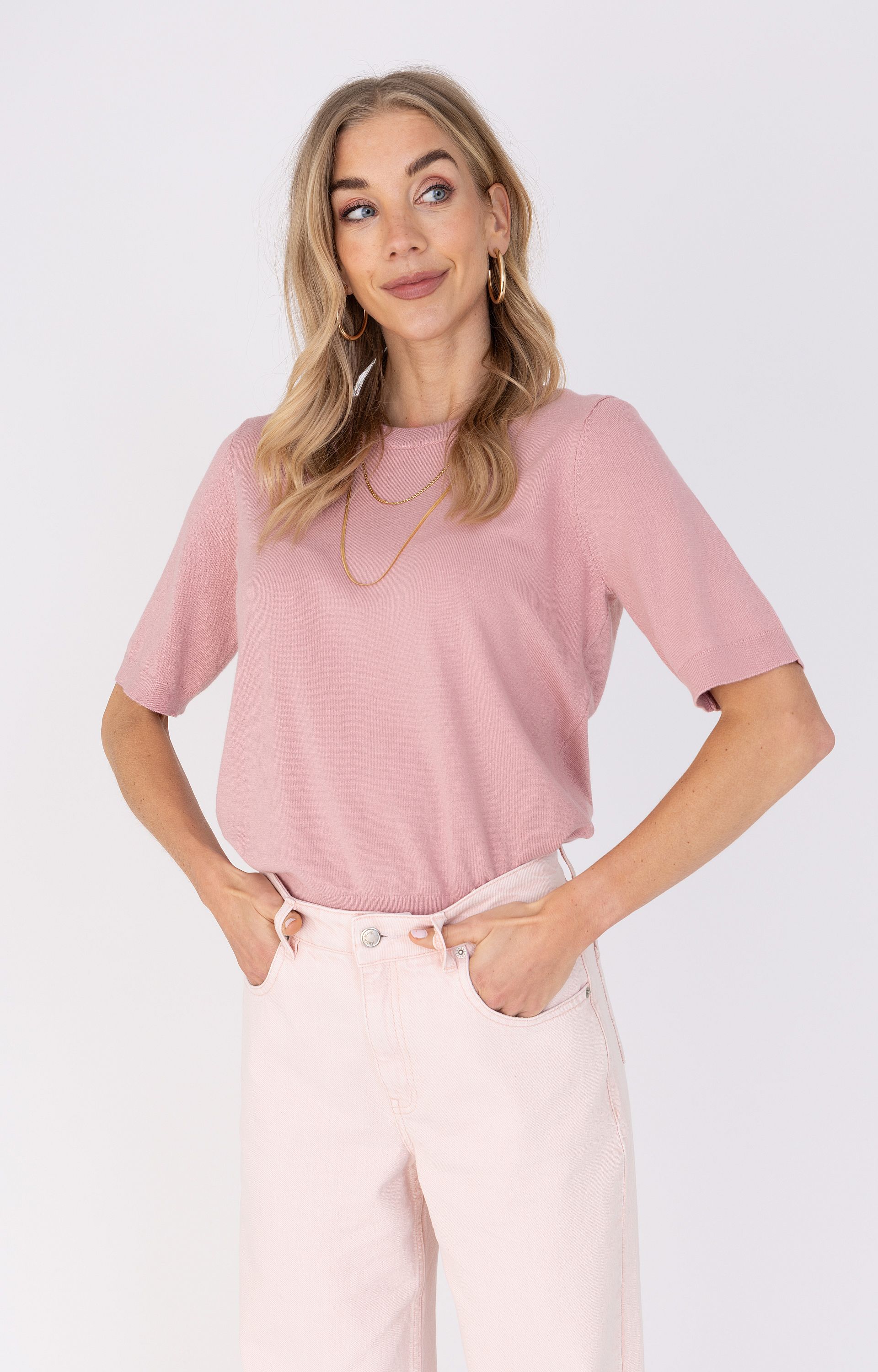 Fijngebreide pullover