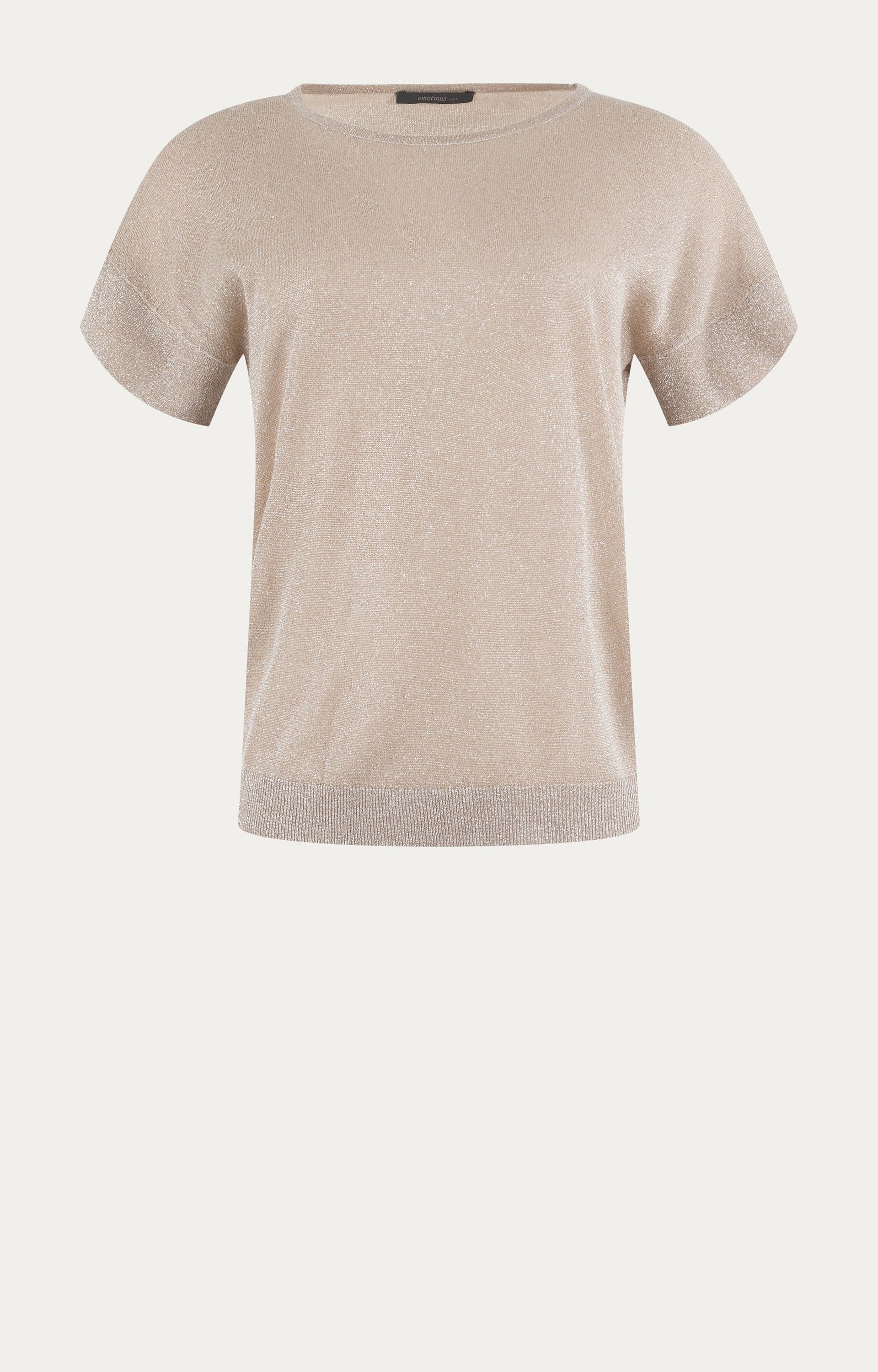 T-shirt met glitter