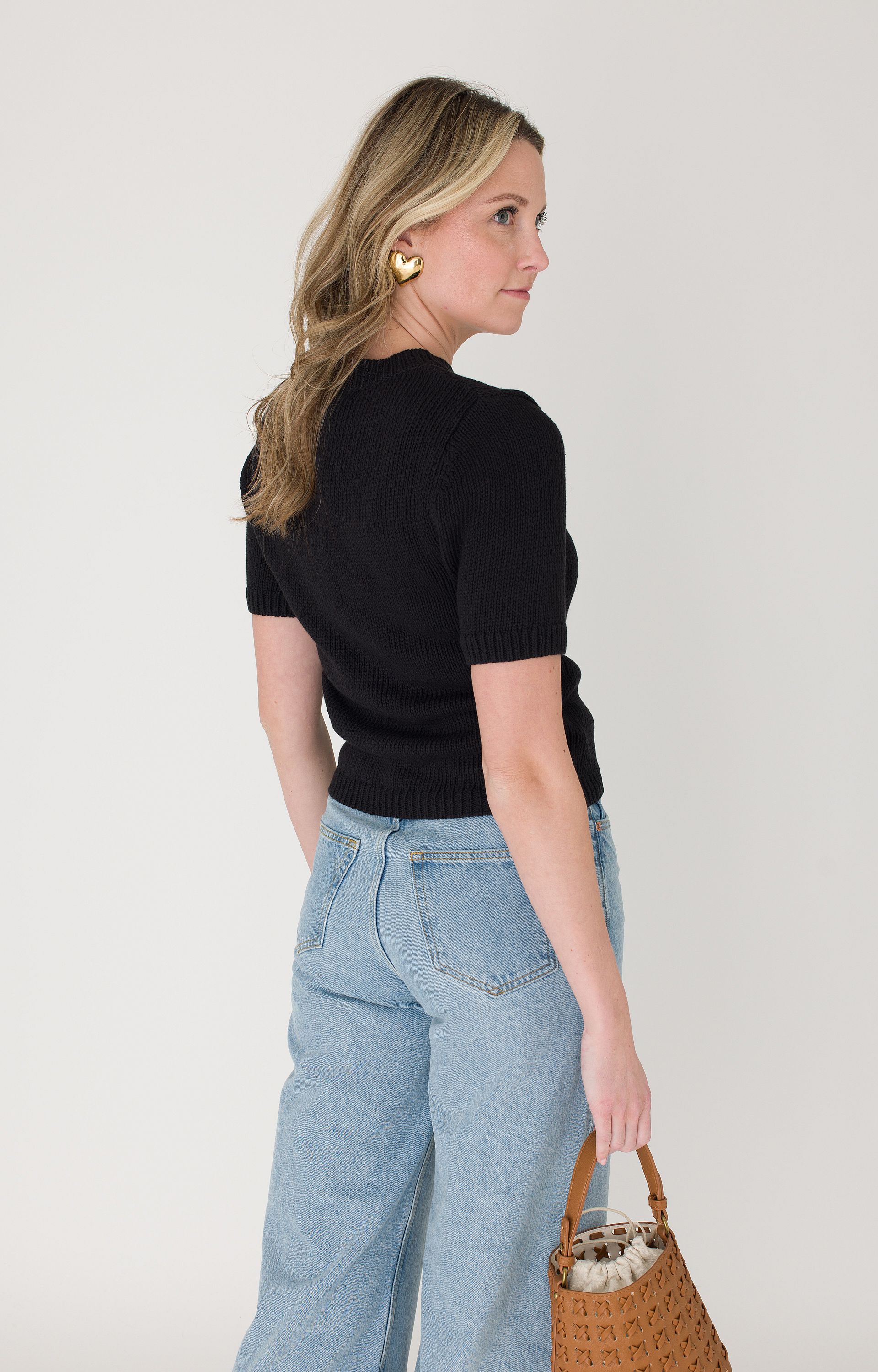 Pullover korte mouw