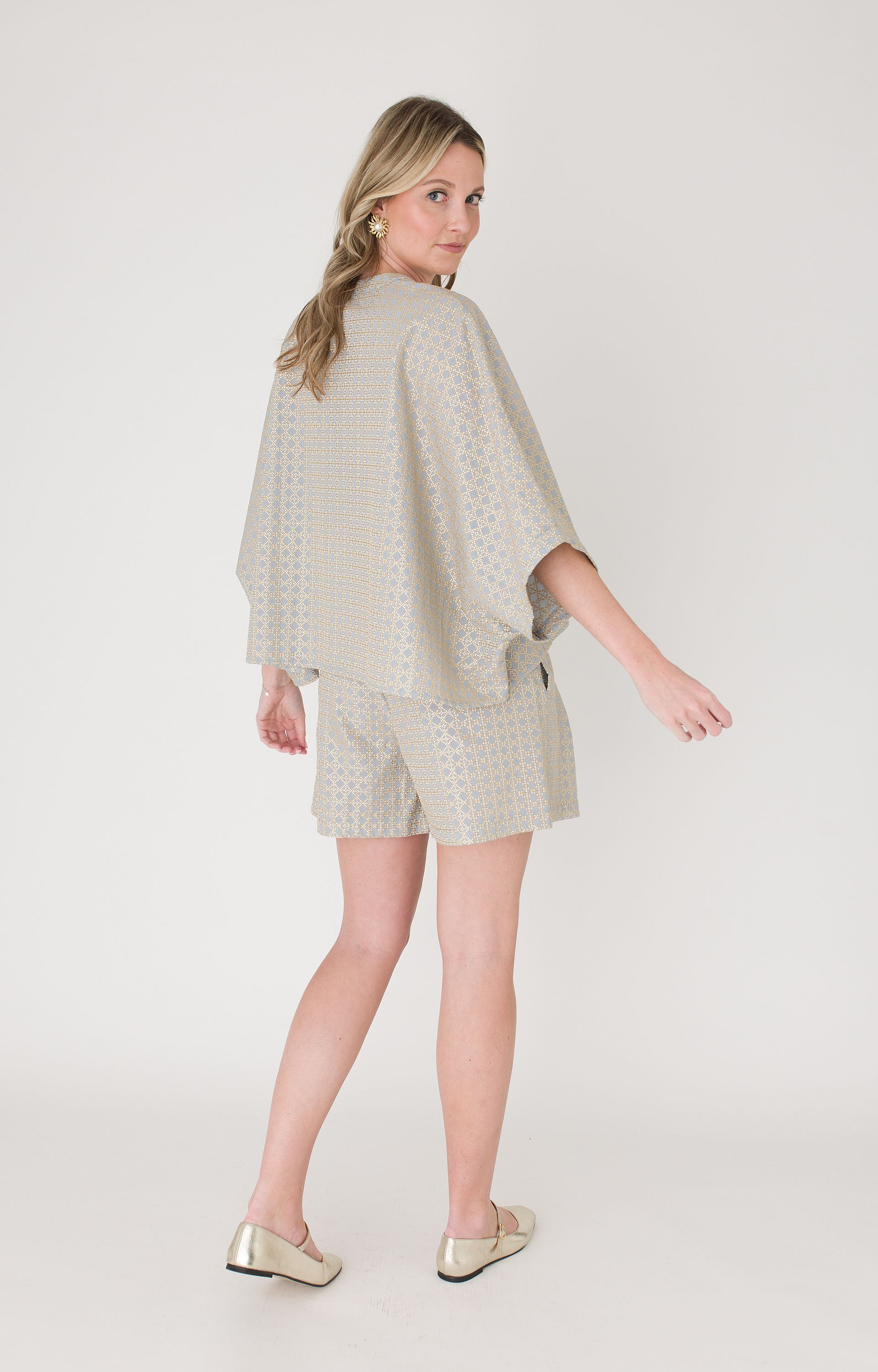 Blouse all-over borduurselprint