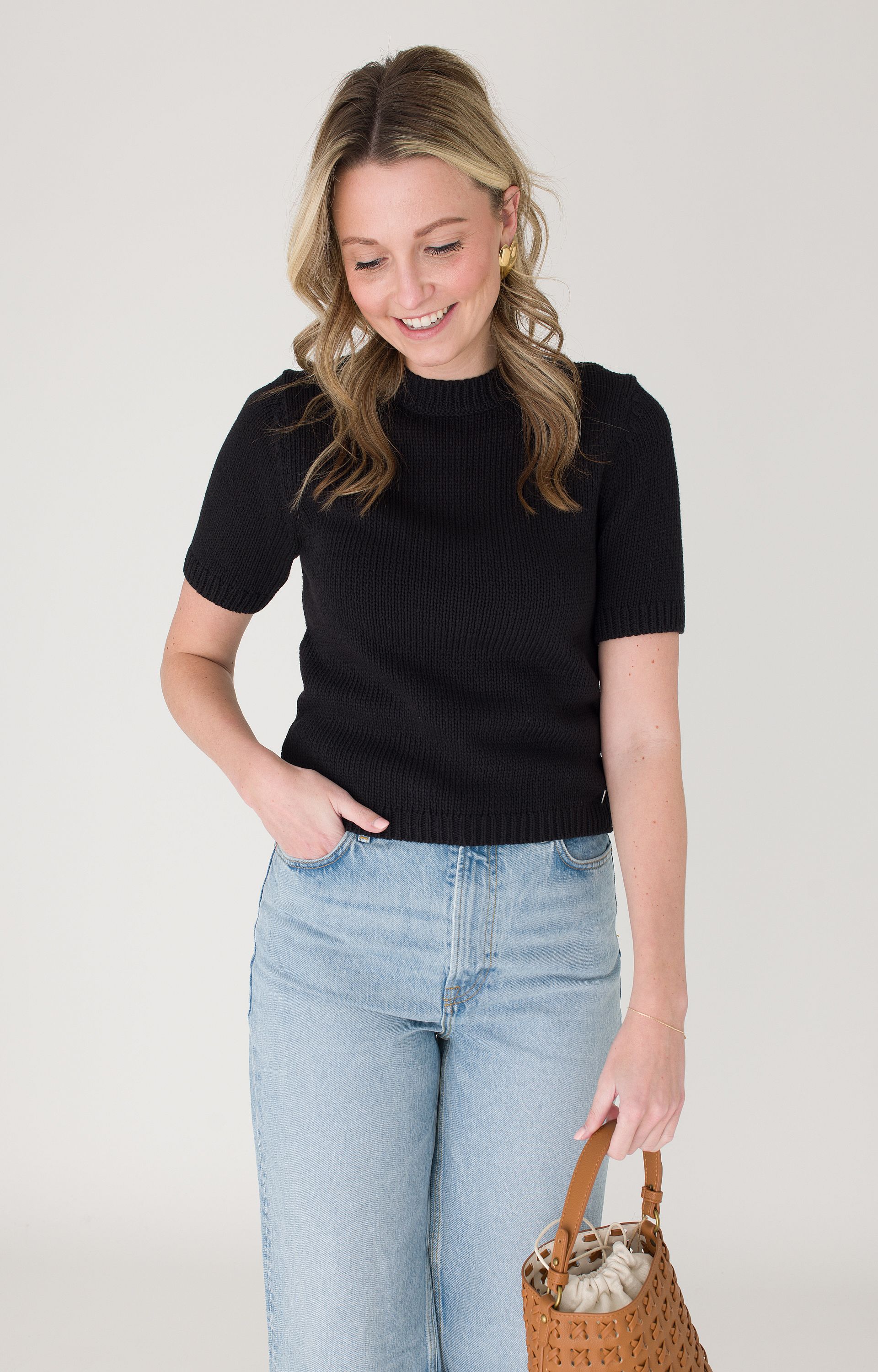 Pullover korte mouw