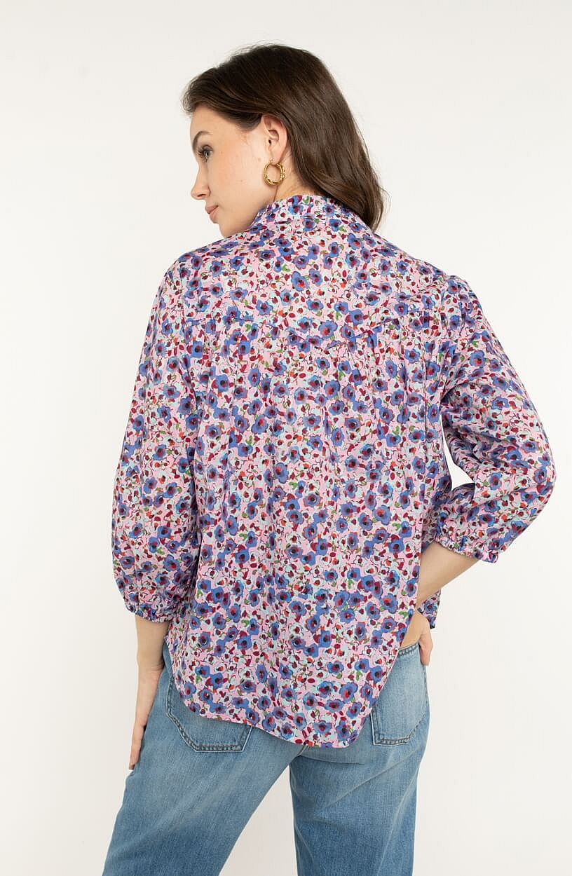 Blouse met bloemdessin