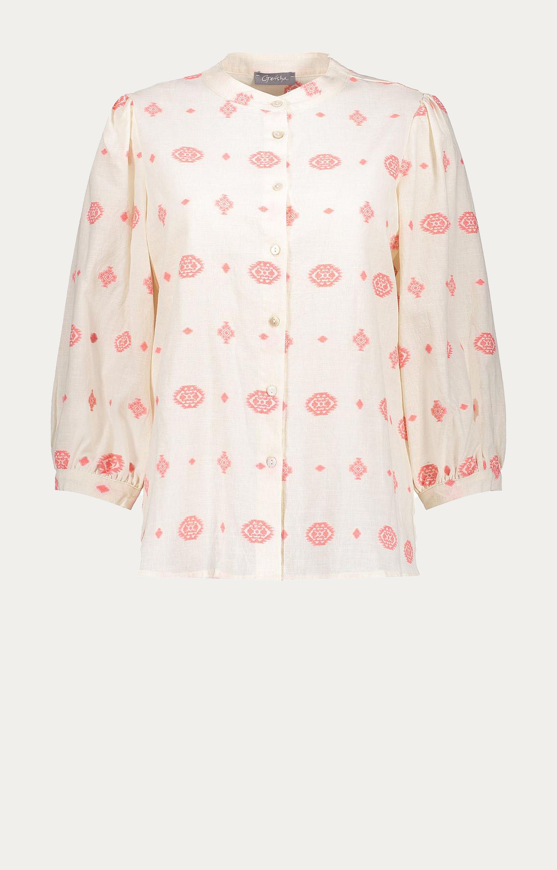 Blouse met etnische print