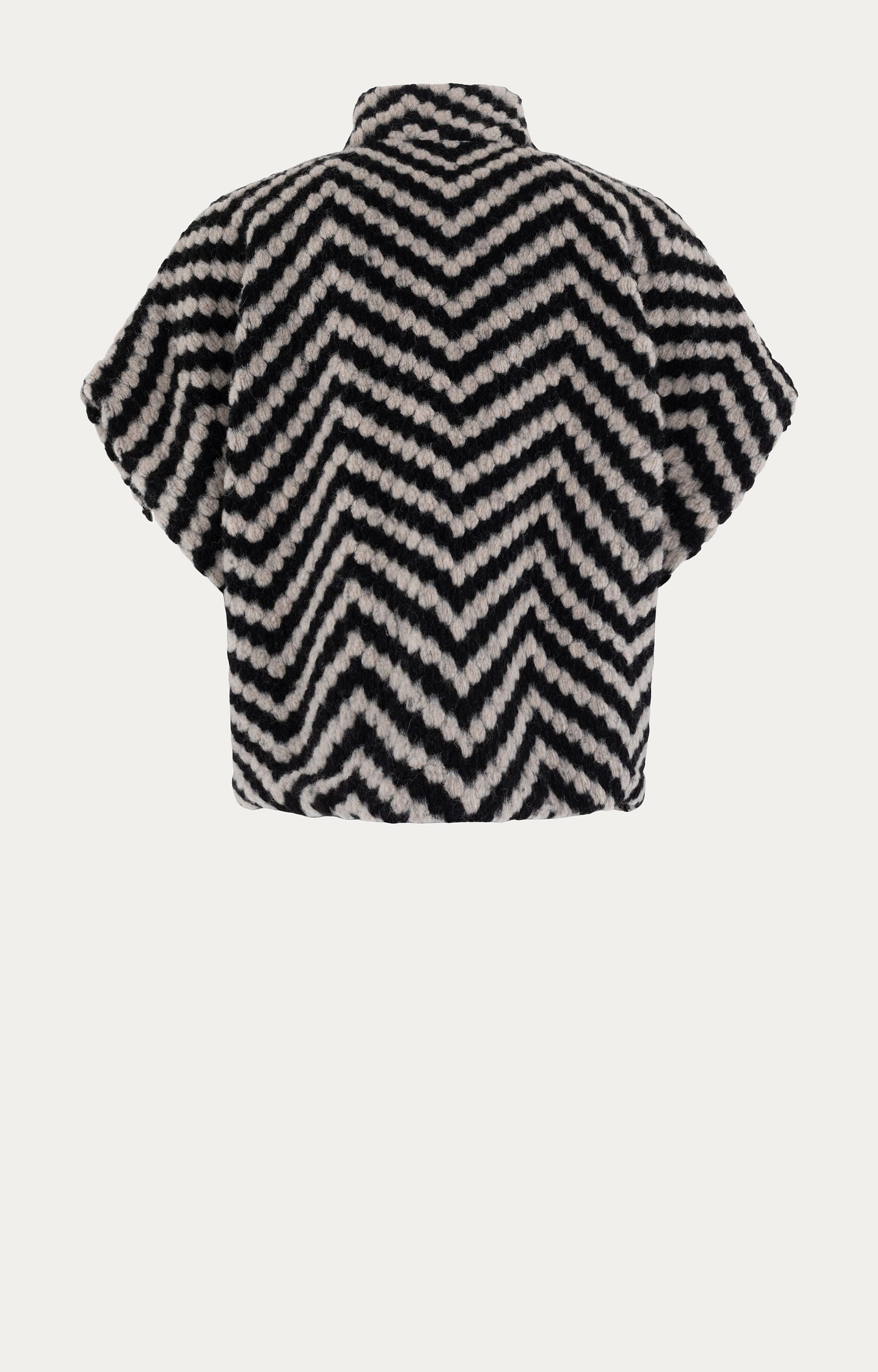 Gilet met zigzagpatroon