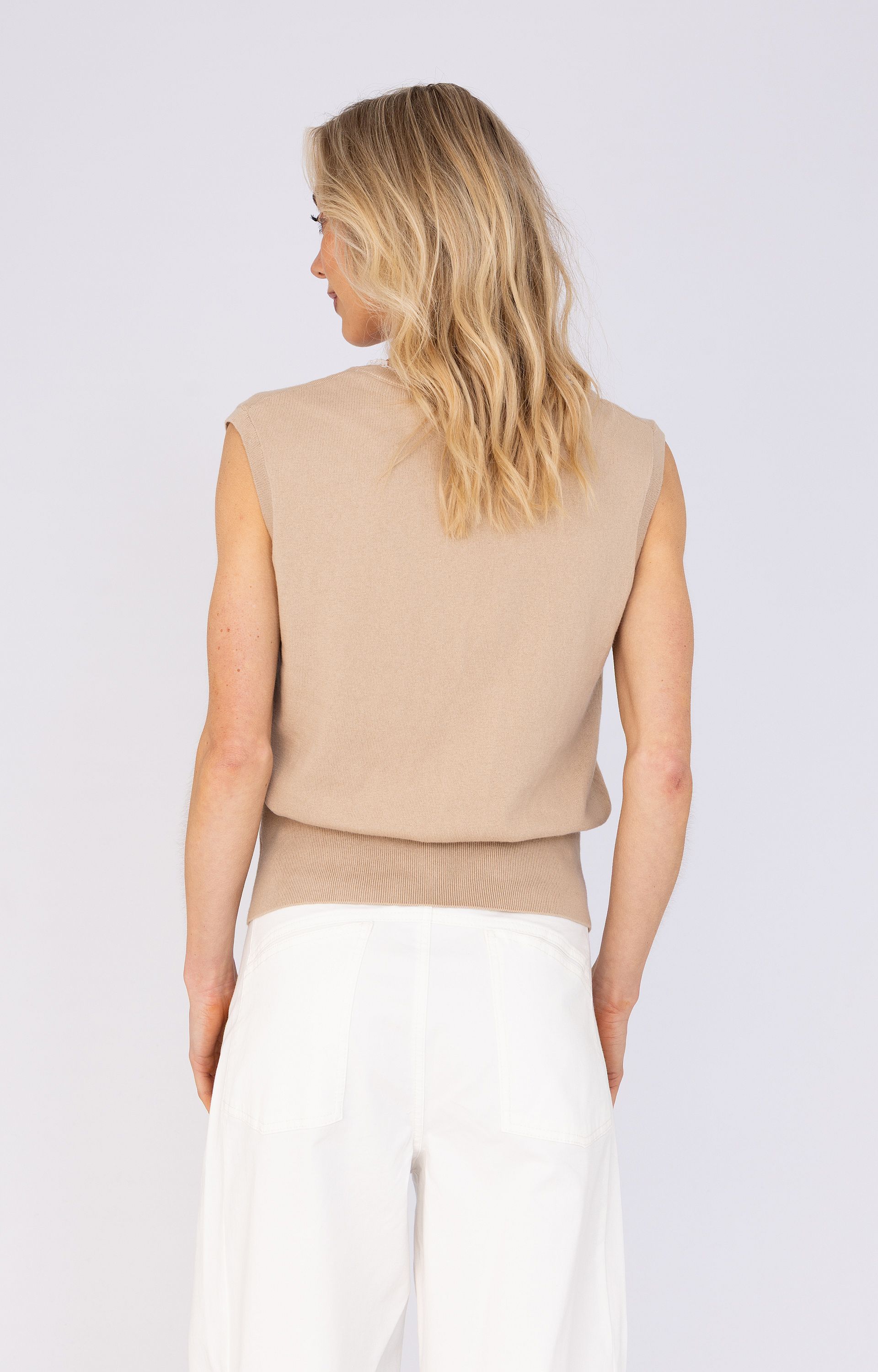 Pullover met kanten detail