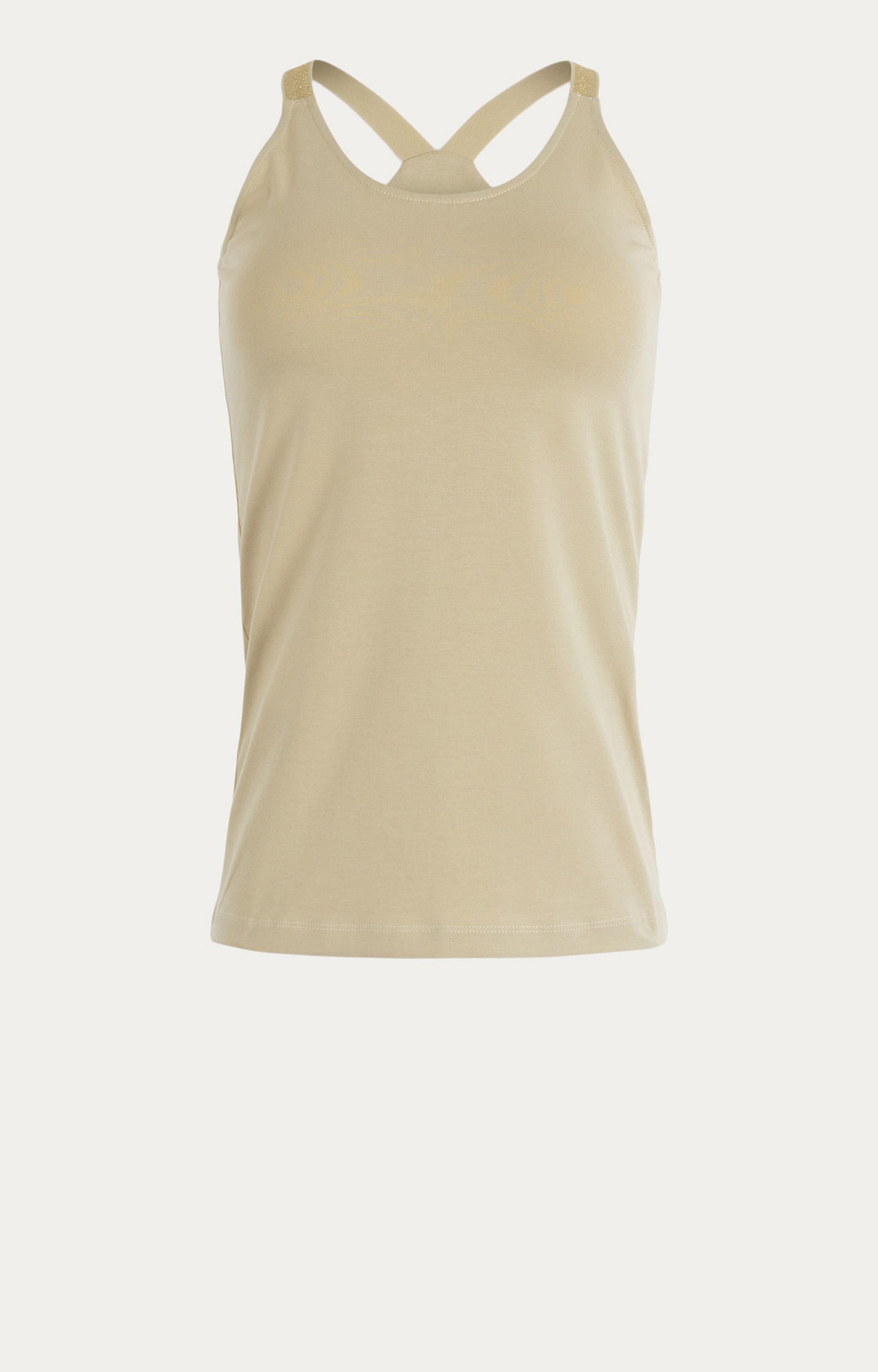 Top met lurexbandjes