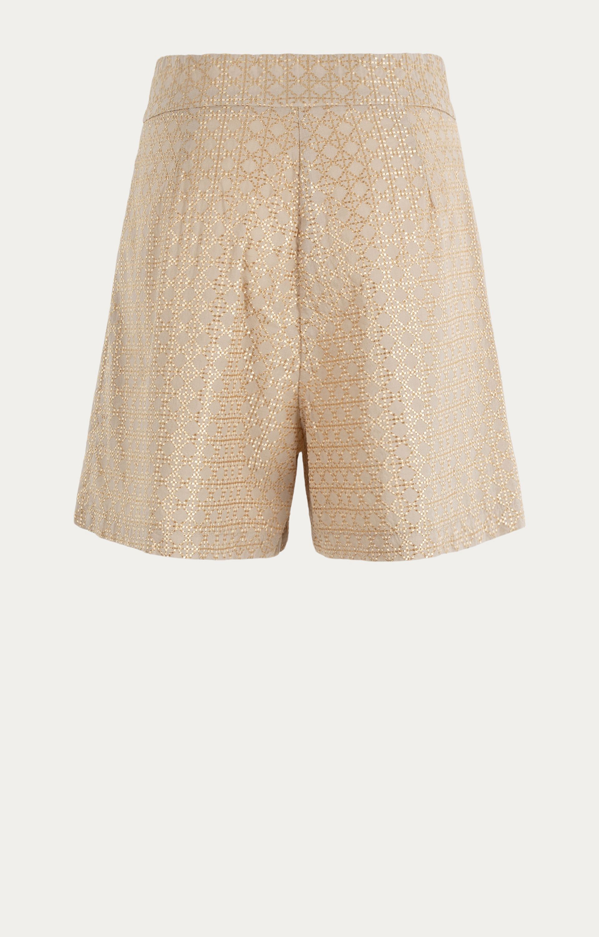 Short all-over borduurselprint