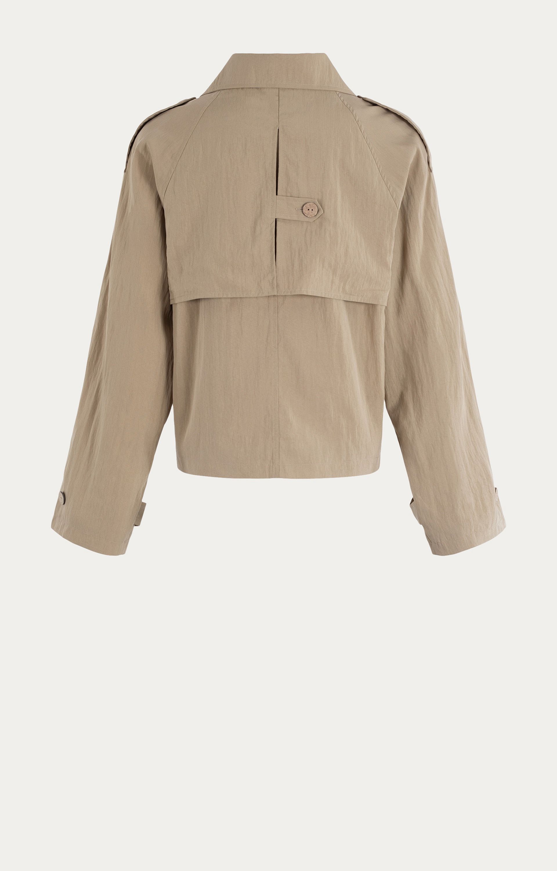 Korte trenchcoat