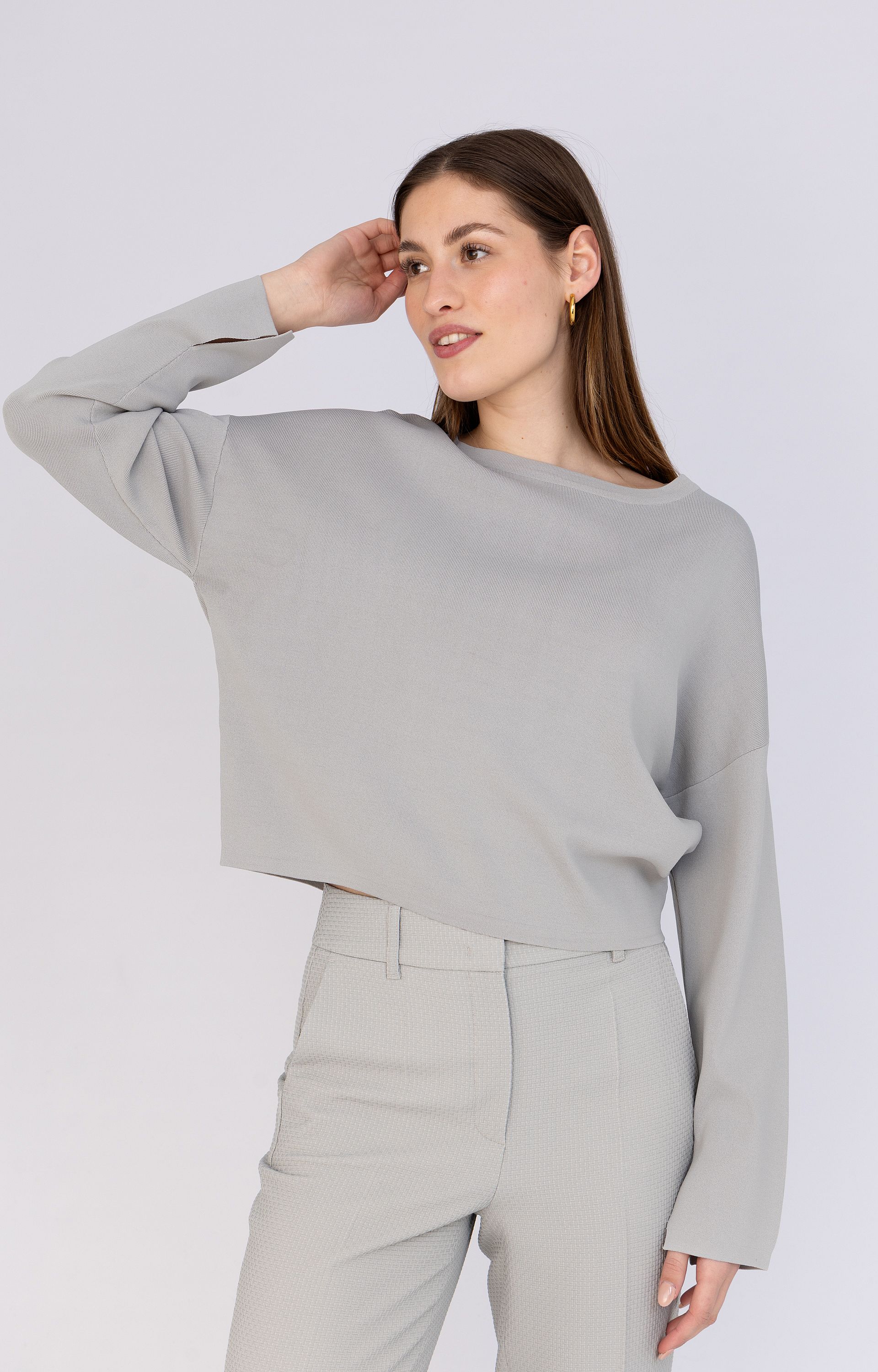 Fijngebreide pullover 