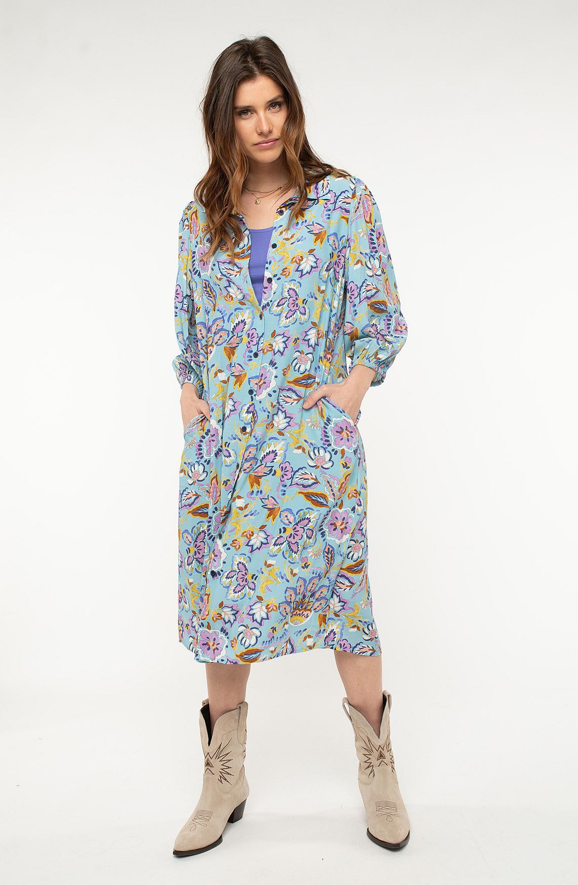 Jurk met floral print