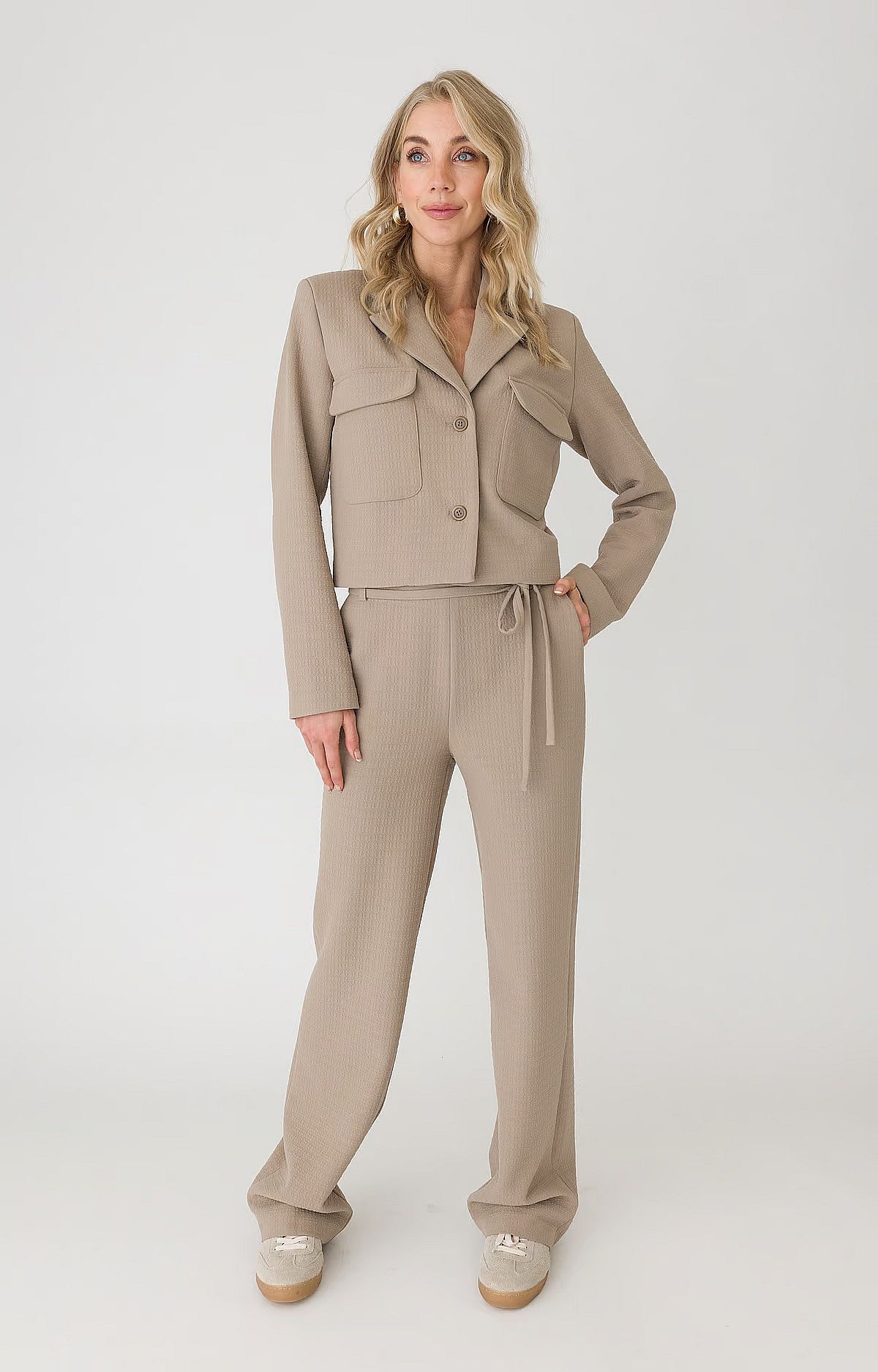 Broek met structuur