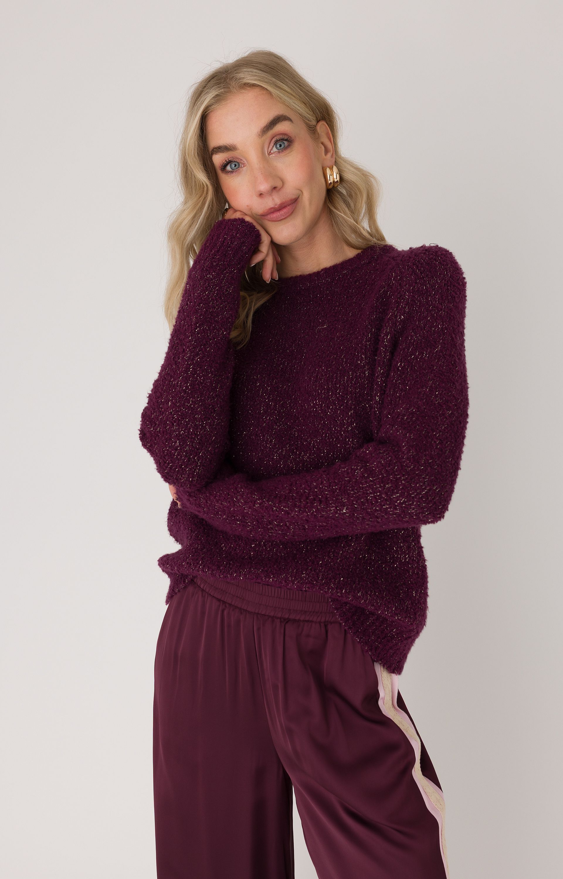 Pullover met glitter